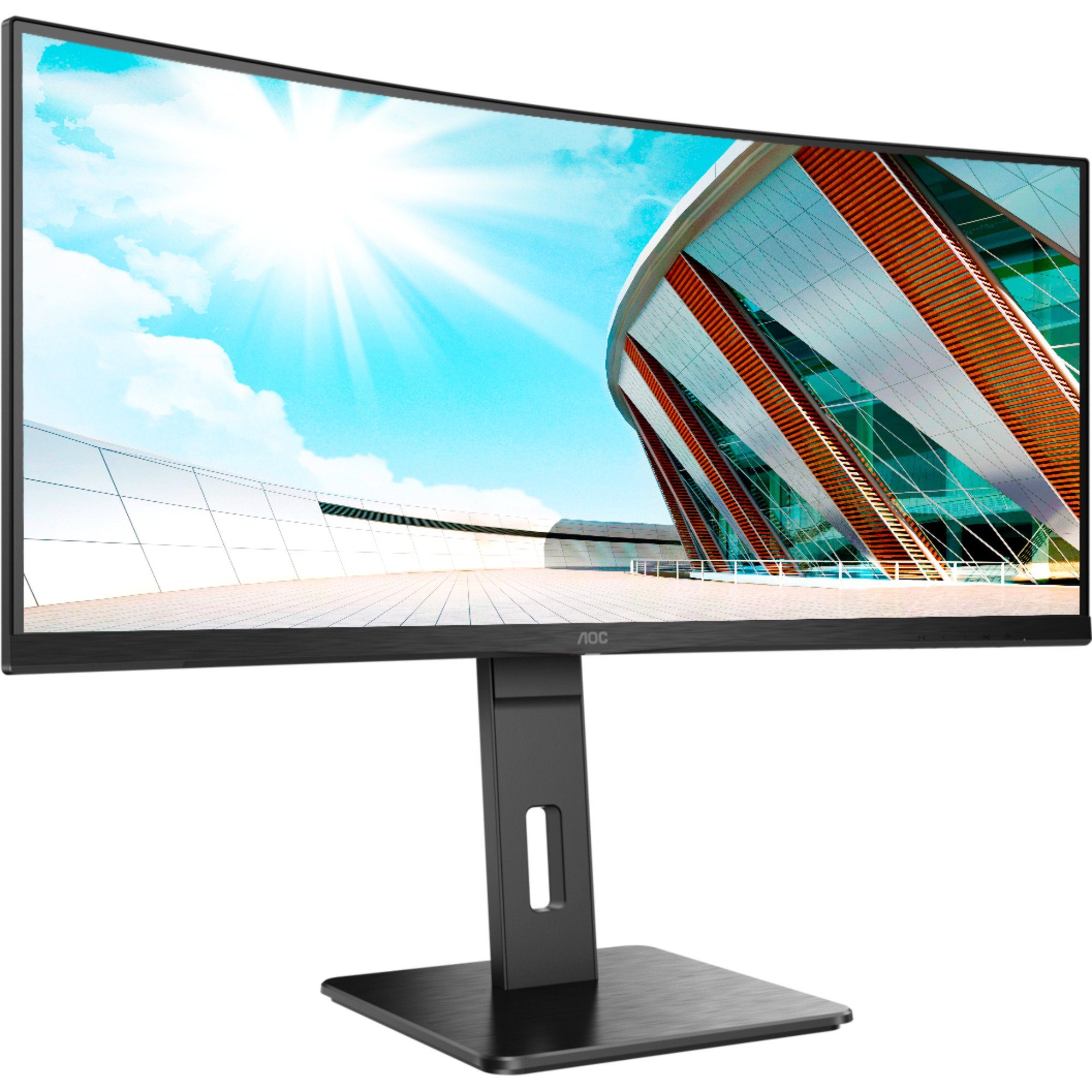 AOC AOC CU34P2A, LED-Monitor, (UWQHD, VA, Curved, 1 TFT-Monitor (3440 x 1440 px)