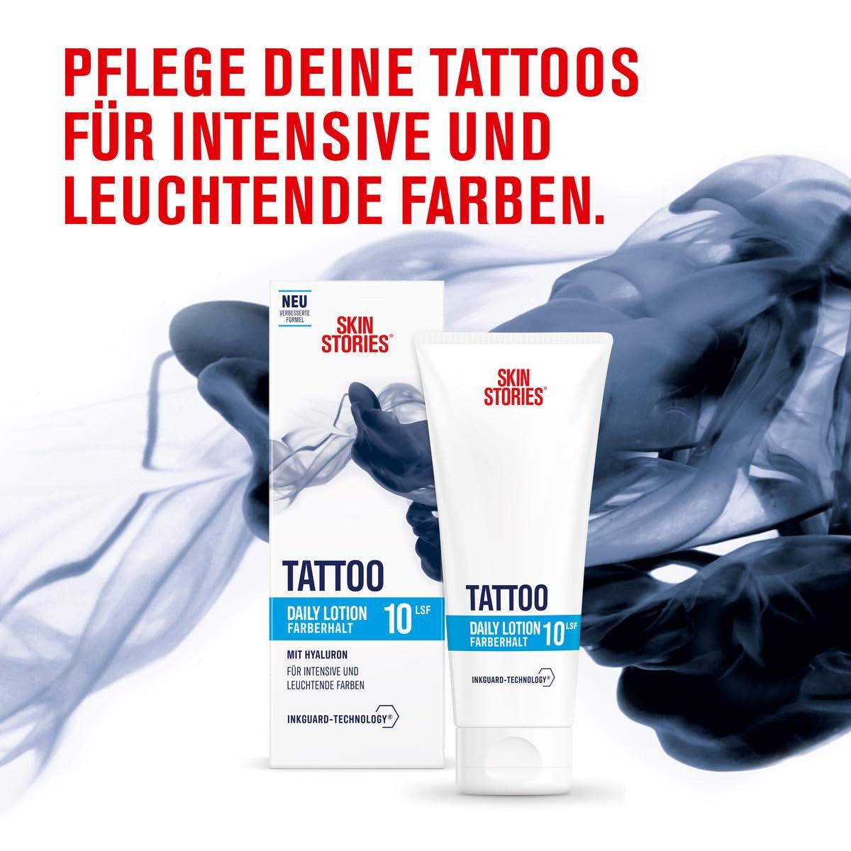 SKIN STORIES Körpergel Tattoo Daily Lotion LSF 10, Farberhalt, 1-tlg.