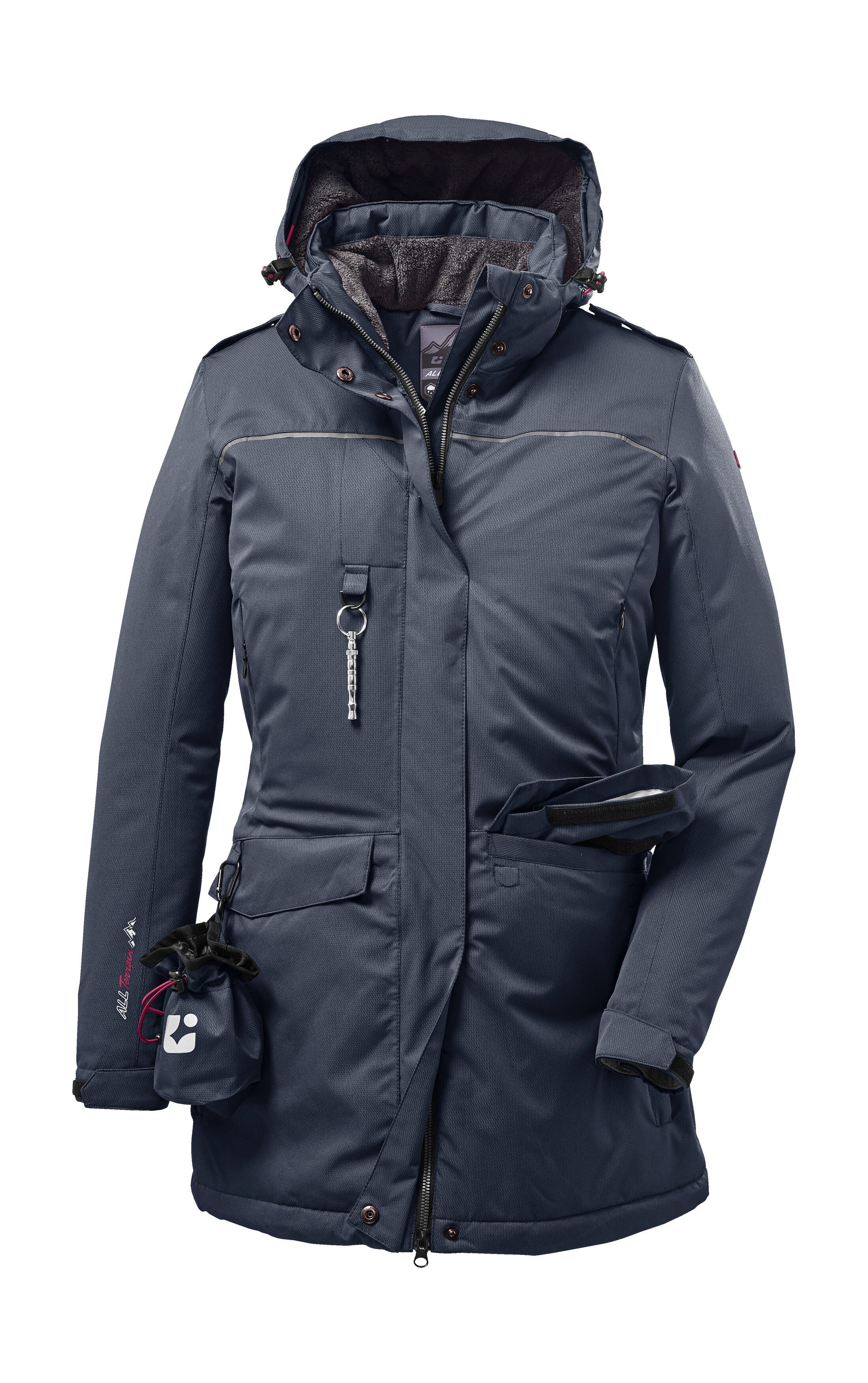 B PRK navy Killtec Parka Ostfold WMN