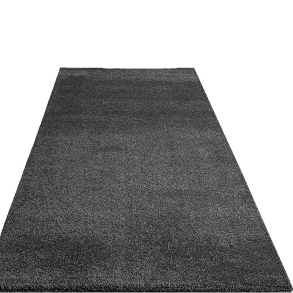 Vimoda Teppich Teppich Wohnzimmer Kurzflor, Rechteckig, Höhe: 8 mm, Teppich Einfarbig weich gewebt, Modern, in Versch. Größen & Farben