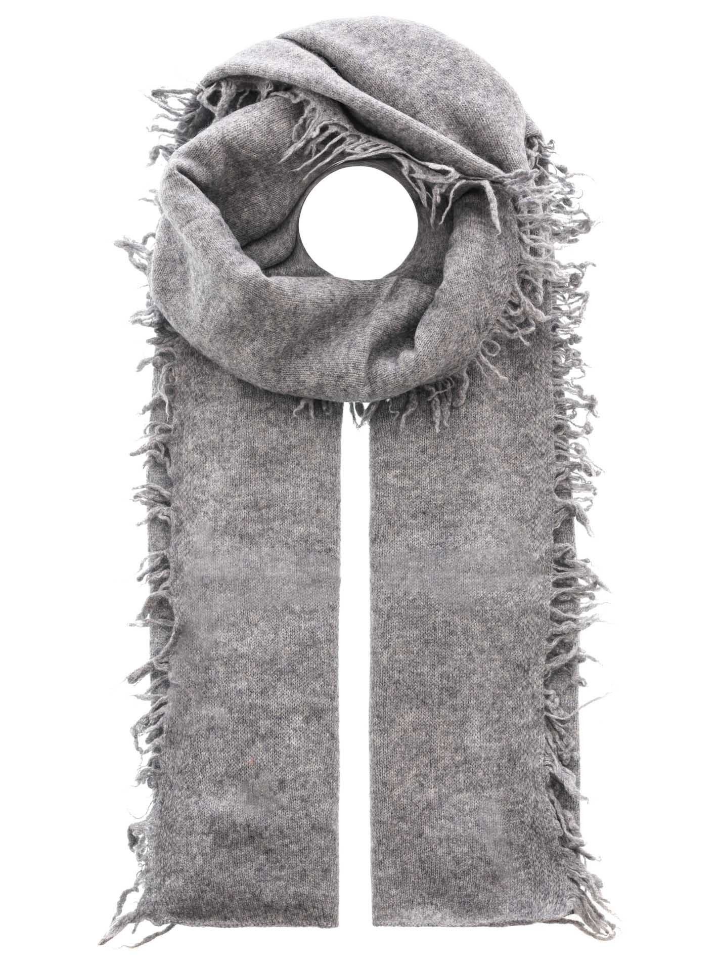 Zwillingsherz Kaschmirschal XXL Fransenschal aus 100% Cashmere