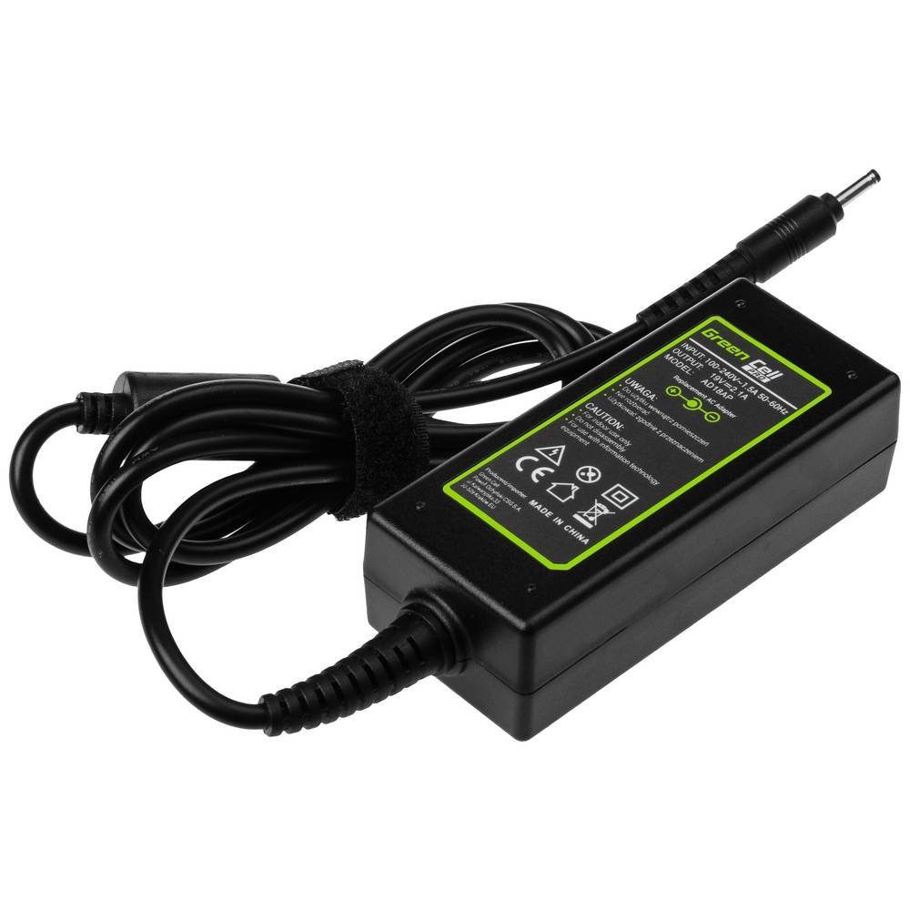 Green Cell PRO Charger / AC Adapter 19V 2.1A 40W for Samsung  Notebook-Netzteil, Eingangsspannungs-Bereich 100 - 240 V/AC