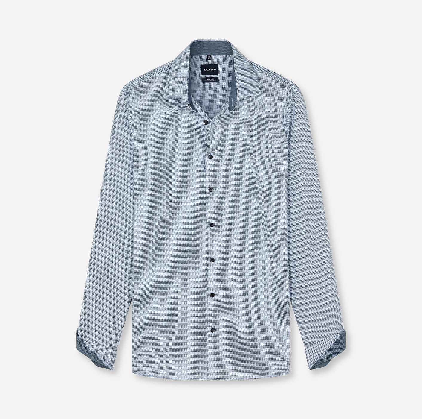 OLYMP Langarmhemd No. Six Businesshemd, Kentkragen, Super Slim