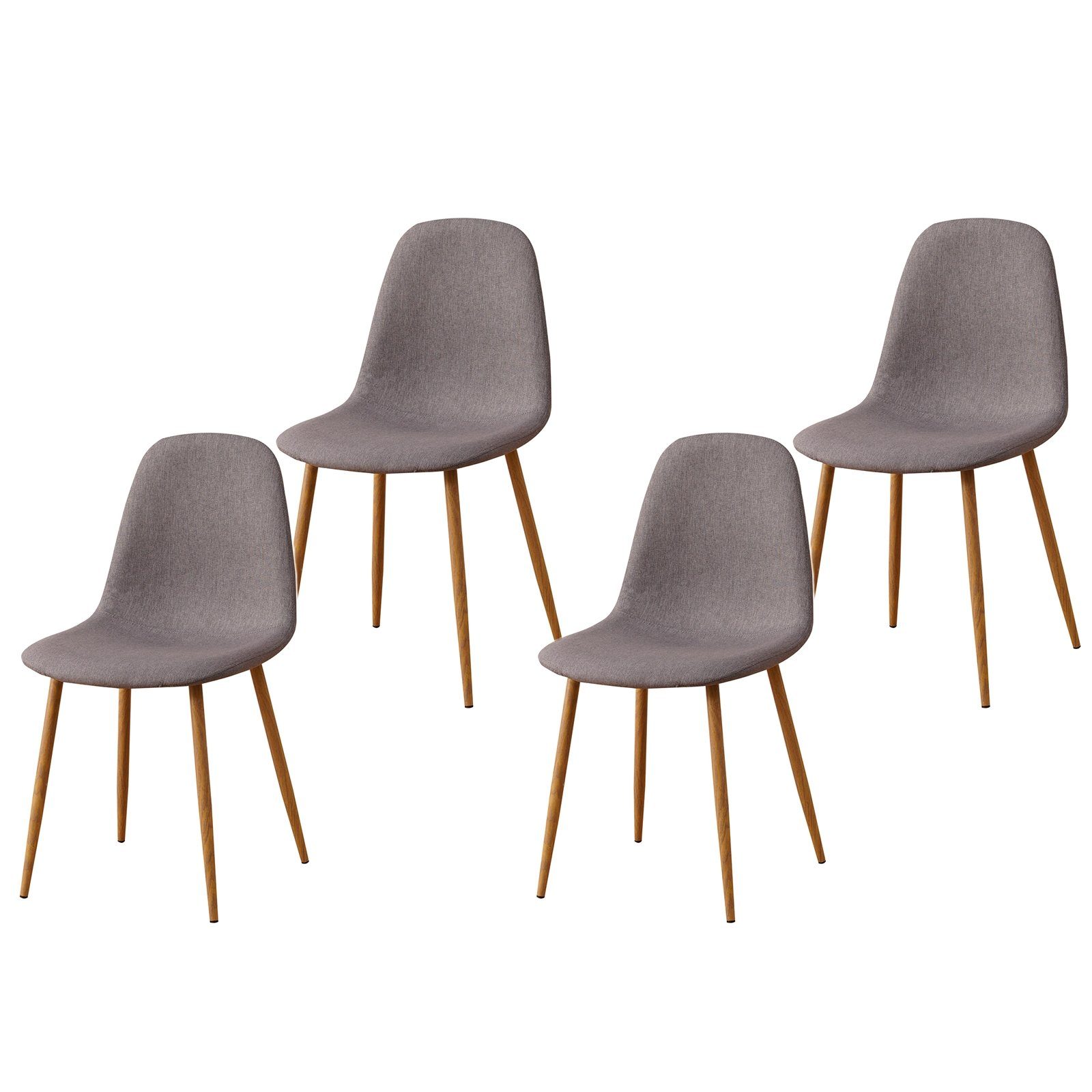 HTI-Living Polsterstuhl Esszimmerstuhl SavannahW 4er-Set Grau (Set, 4 St), günstig online kaufen
