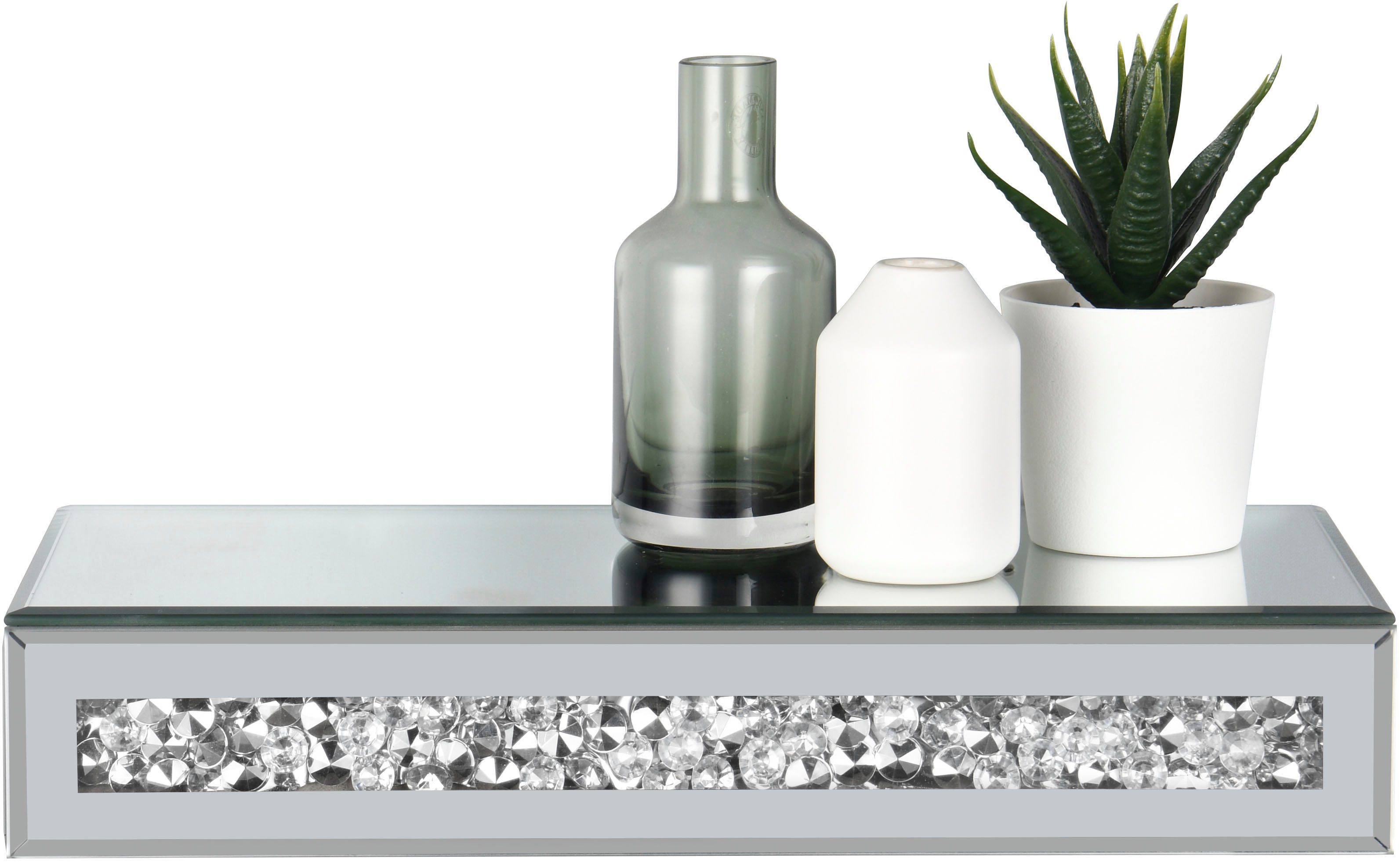 MIRRORS AND MORE Wandregal Glitty, 1-tlg., Dekoratives Regal günstig online kaufen