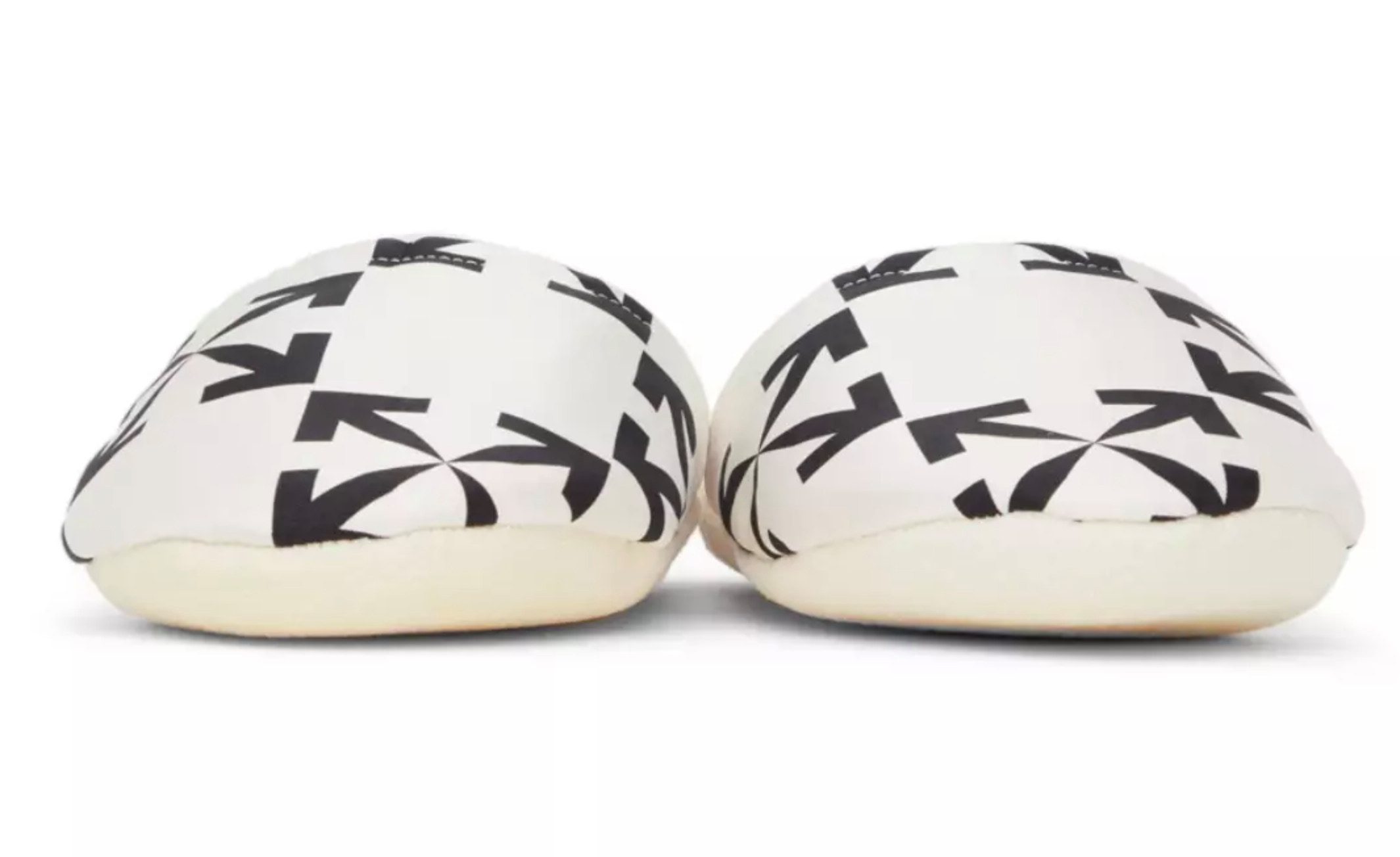 OFF-WHITE Pantoletten Seiden Sandalen Slippers Pantoletten Schuhe S/M Hausschuh