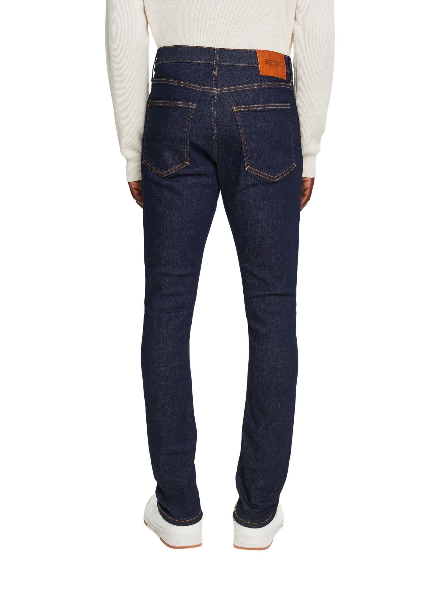 Esprit Straight-Jeans Skinny Jeans mittlerer mit Bundhöhe