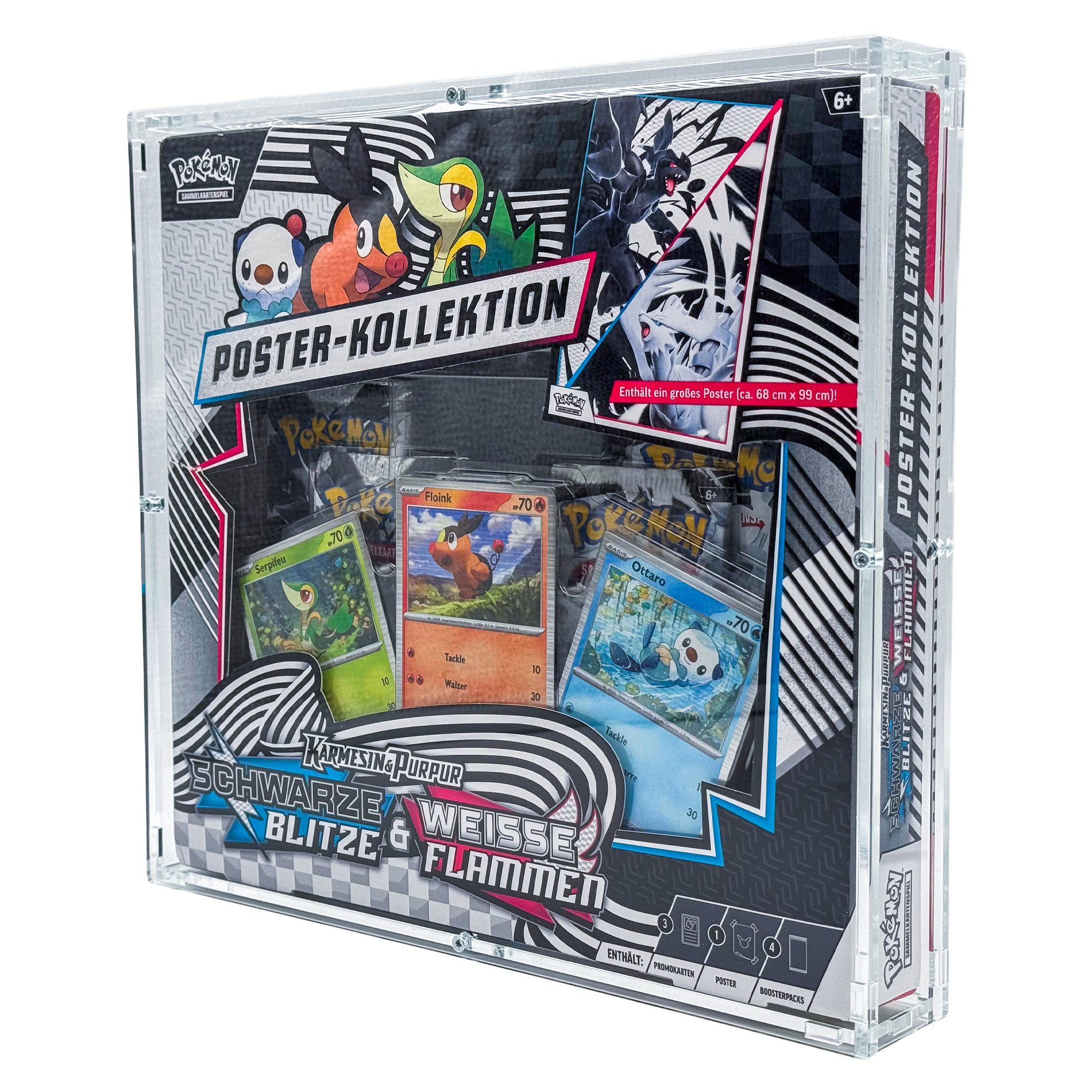 DragonCollect Sammelkarte Acryl Case Pokemon Schwarze Flammen Weiße Blitze günstig online kaufen
