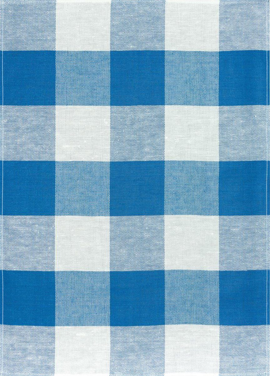 Halbleinen 3-tlg., Stück), x Geschirrtuch Geschirrtücher Set), Landhaus, 205 Kracht 70 Blau cm, (Set, Pack ca. (3 50 3er