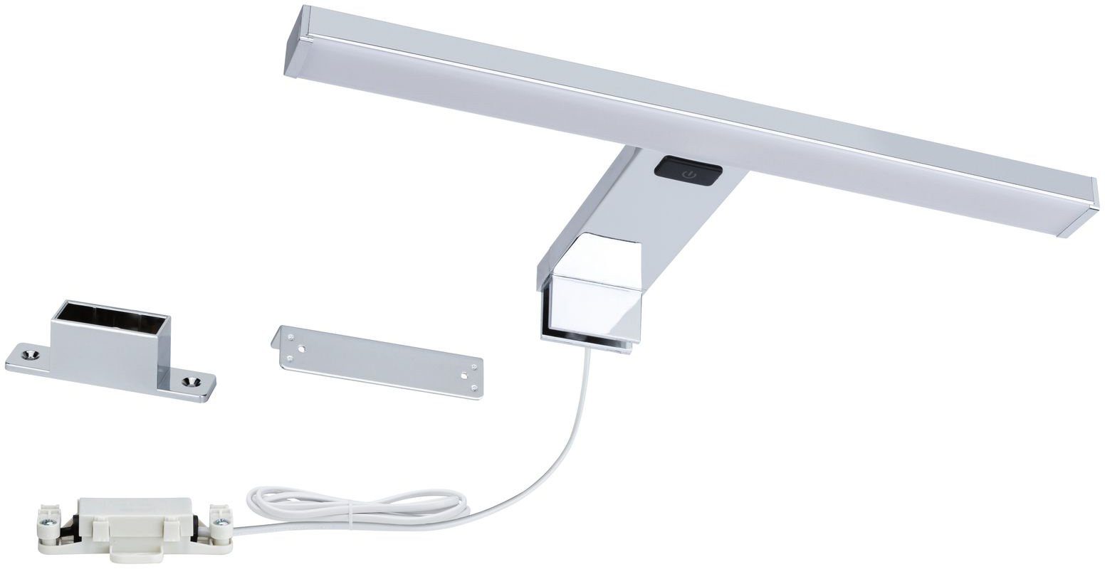 Paulmann Spiegelleuchte Selo, LED fest integriert, Tageslichtweiß, Badezimmerleuchte