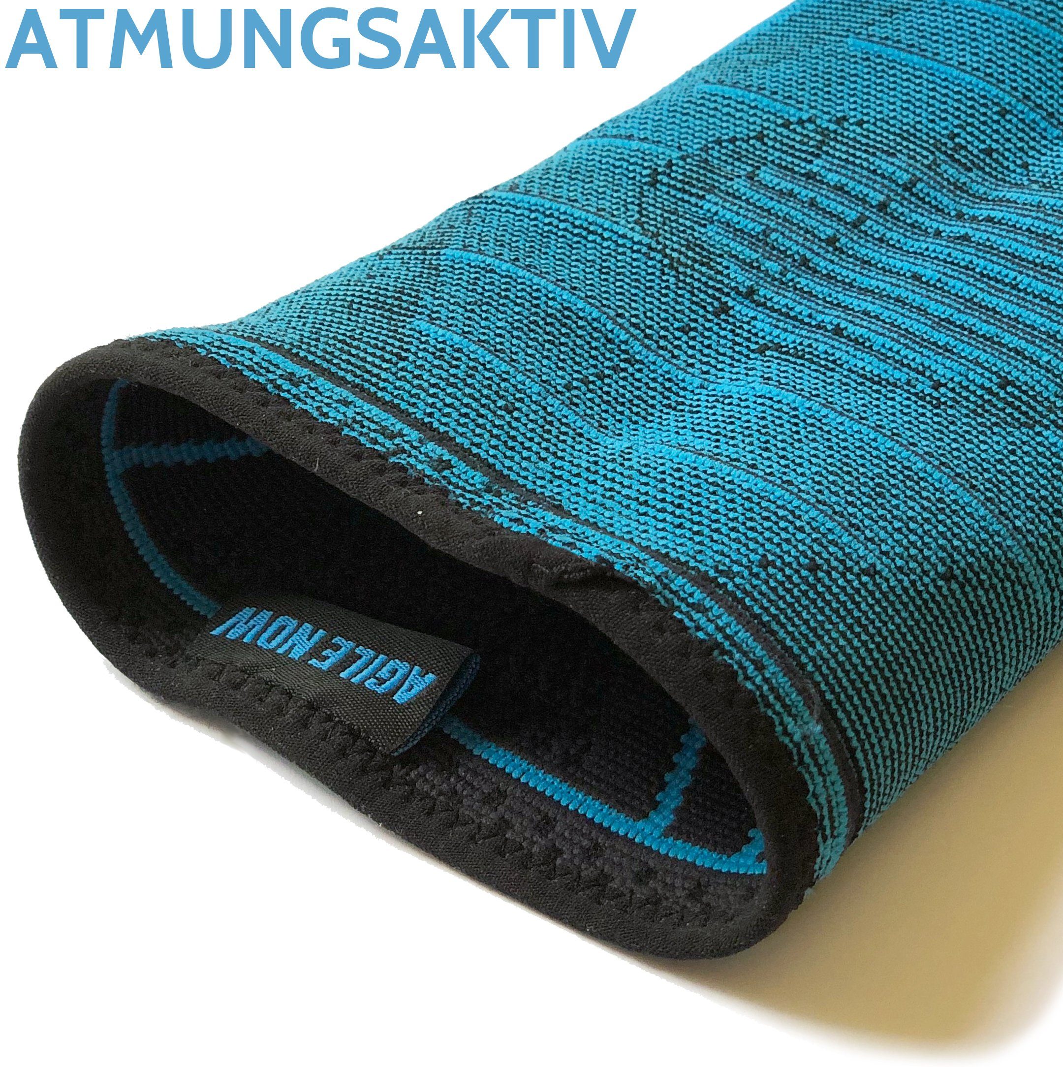 AGILE NOW Sprunggelenkbandage Kompressionssocken (Hochwertige Fußbandage, Fußbandagen, Sprunggelenk Bandage), Knöchelbandage / Sprunggelenkbandagen
