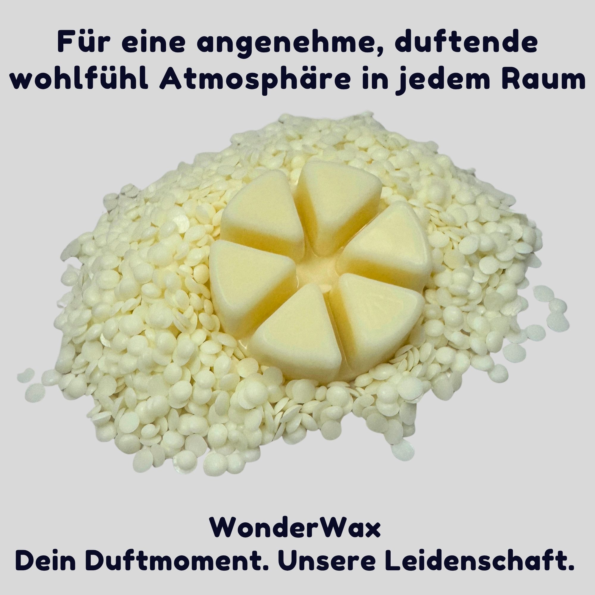 WonderWax Duftwachs WonderWax® Parfume Duftkreis 6 x Duftwachs Ecken Weiß (Die Nacht des Mannes), Duftrichtung: Nacht des Mannes