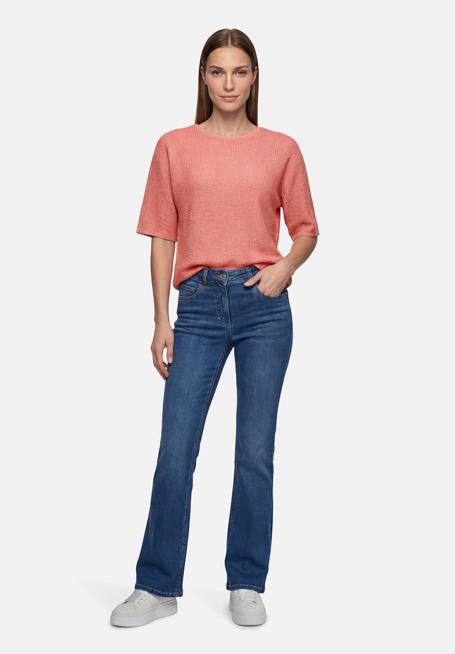 Betty Barclay Kurzarmshirt Damen mit Struktur (1-tlg)
