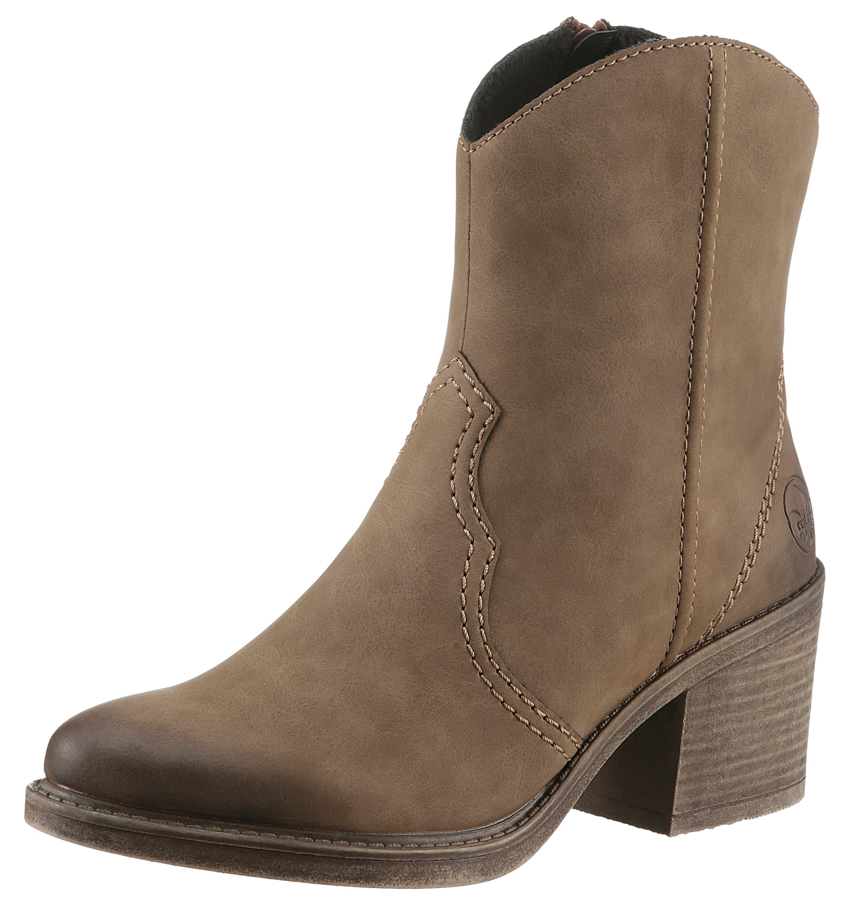 Rieker Westernstiefelette, Cowboystiefelette, Boots, Blockabsatz, im günstig online kaufen