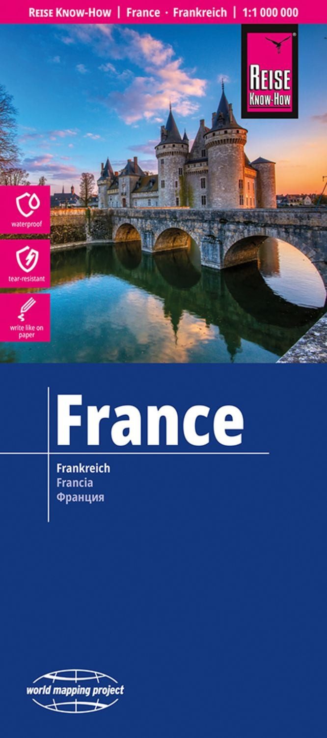 Reise Know-How Landkarte Frankreich, France (1:1.000.000) / diverse