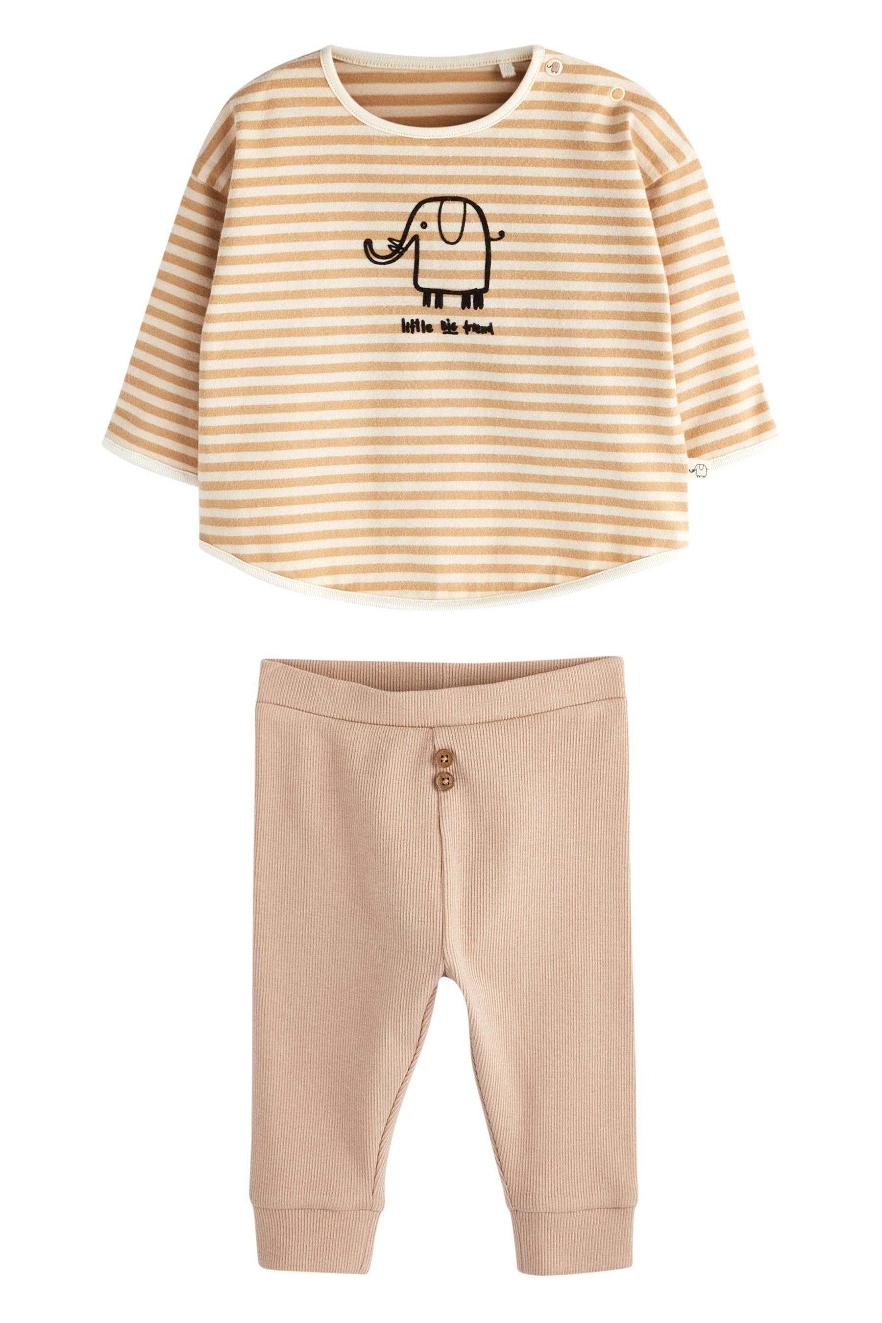 Next Shirt & Leggings Baby T-Shirt und Leggings, 2-teiliges Set (2-tlg)
