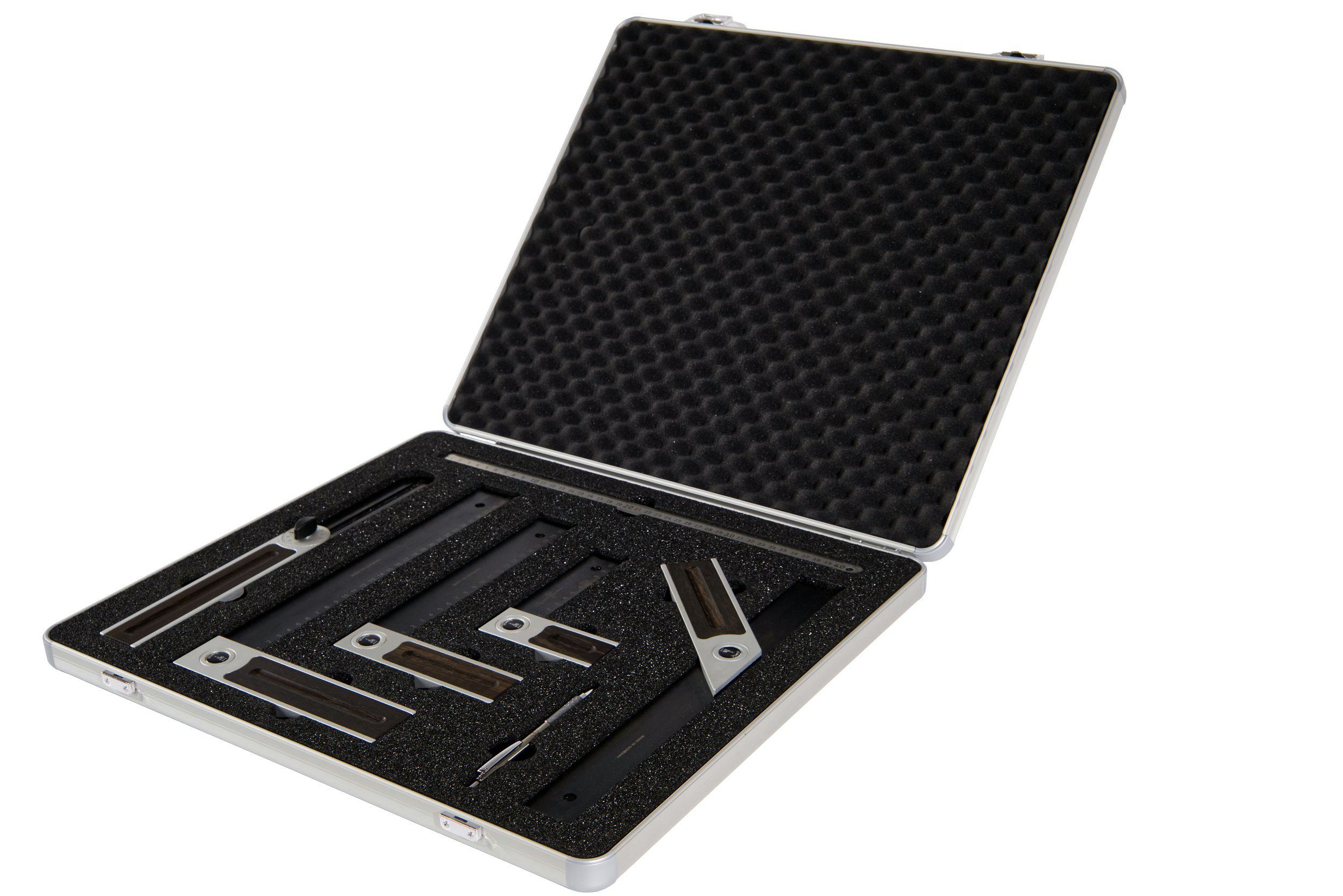 Ulmia Winkelmesser Ulmia PrÃ¤zisions-Winkel-Set Black Edition inkl. Koffer