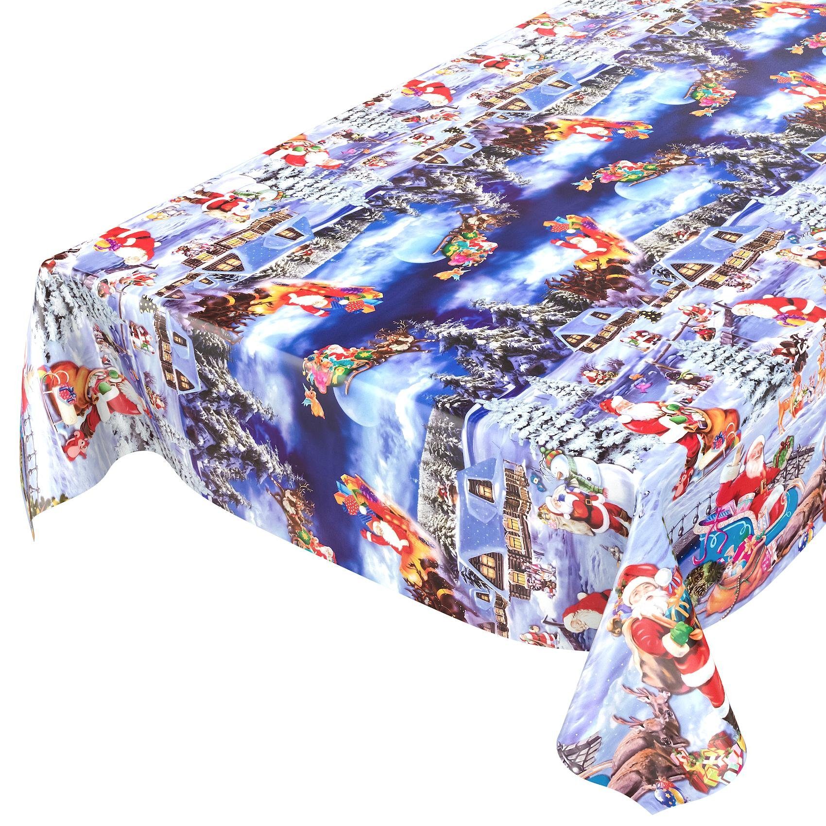 ANRO Tischdecke Wachstuchtischdecke Gartentischdecke Wachstischdecke (Einze günstig online kaufen