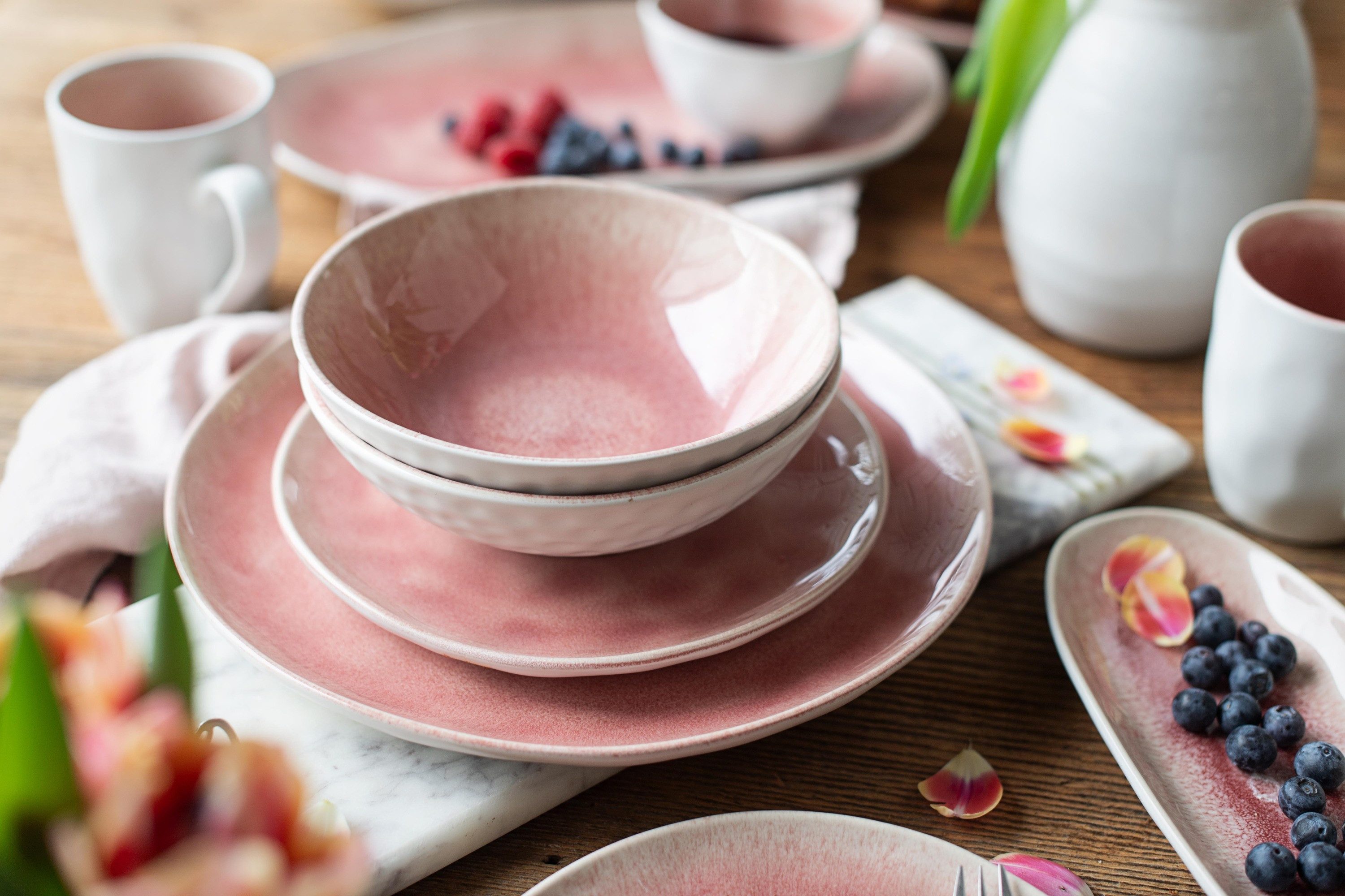 MÄSER Tasse Frozen, 8-tlg., Steinzeug