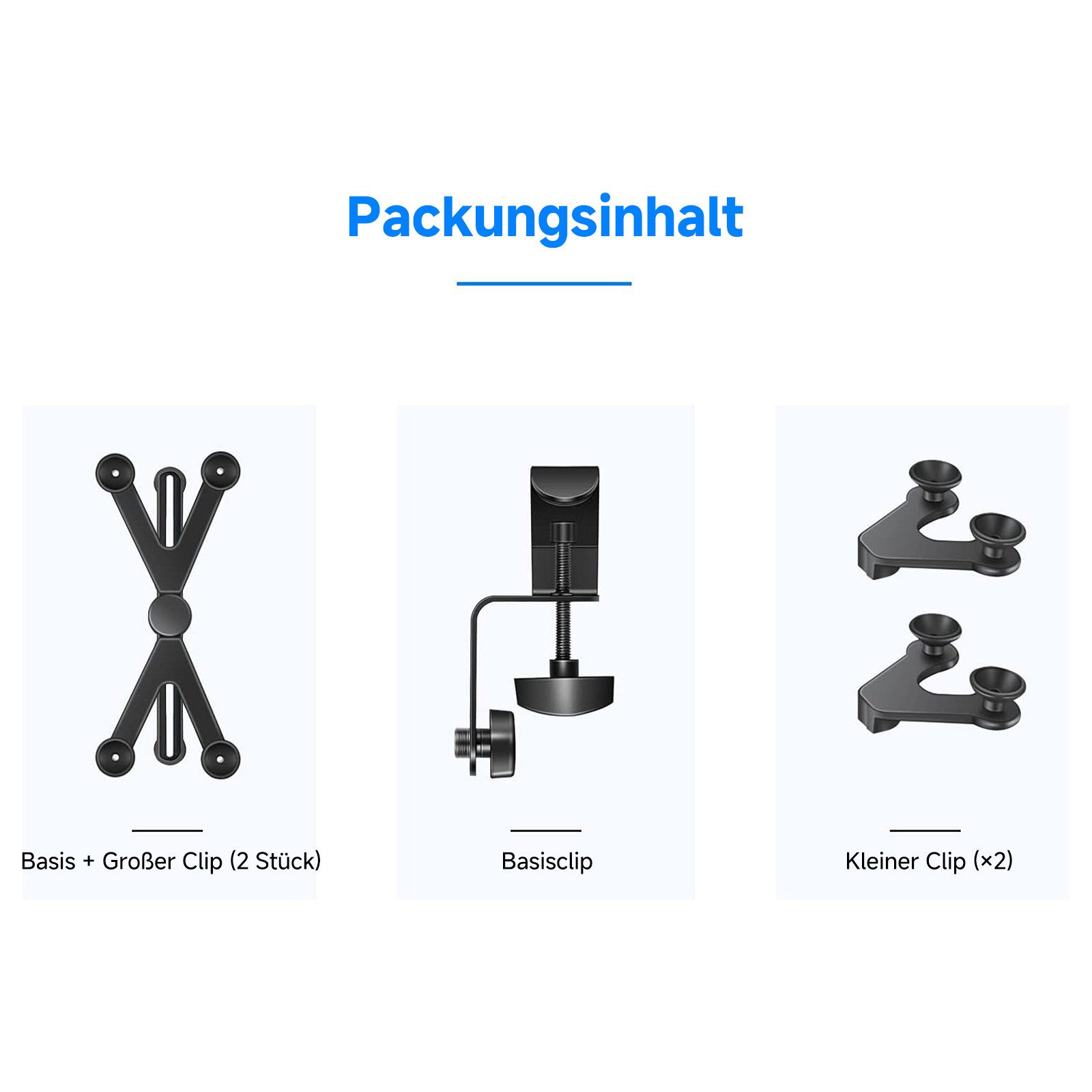 Neewer Tablet-Halterung NW-105-1 7-14" Tablet-Halterung 360° drehbar, (bis 14 Zoll, Packung)