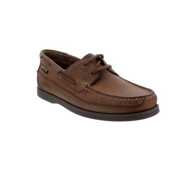 Mephisto Boating Bootsschuh, Glattleder, Tobacco, Spinnaker-Kollektion, Weite Bootsschuh