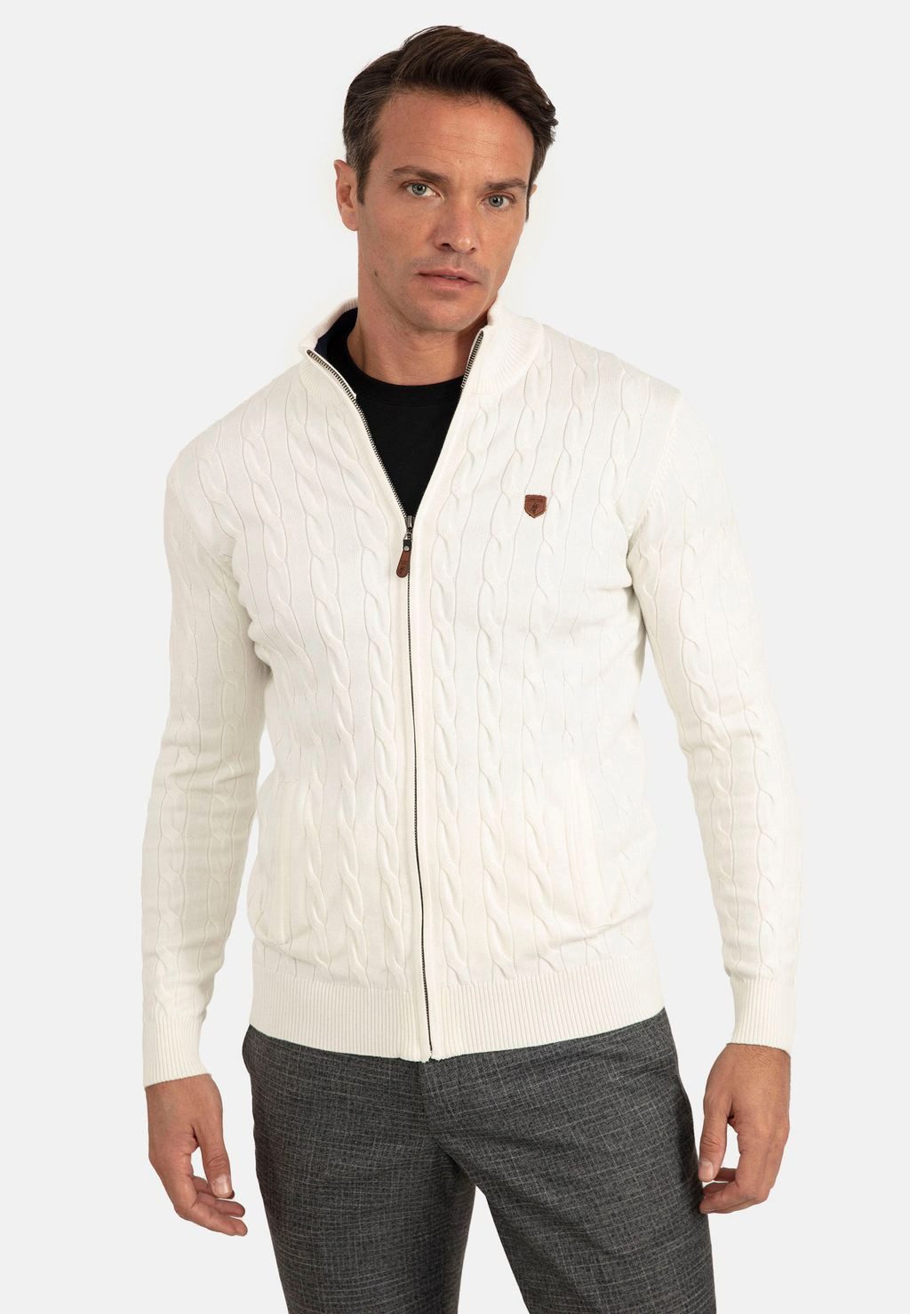 Jacey Quinn Cardigan Braided Full Zip günstig online kaufen