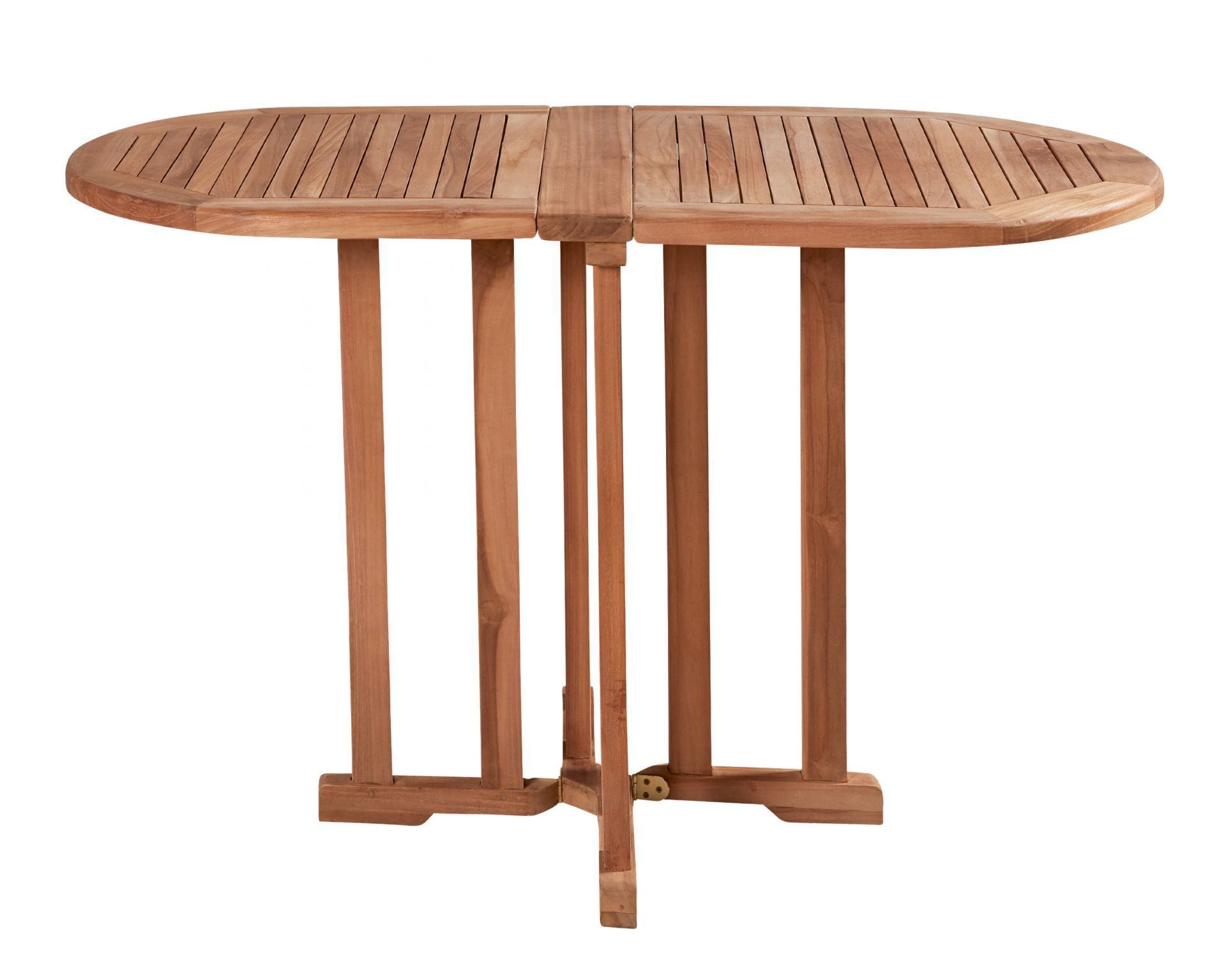 dasmöbelwerk Gartentisch Klapptisch Ela Teak Beistelltisch Balkontisch Gartenmöbel 120x60x75cm