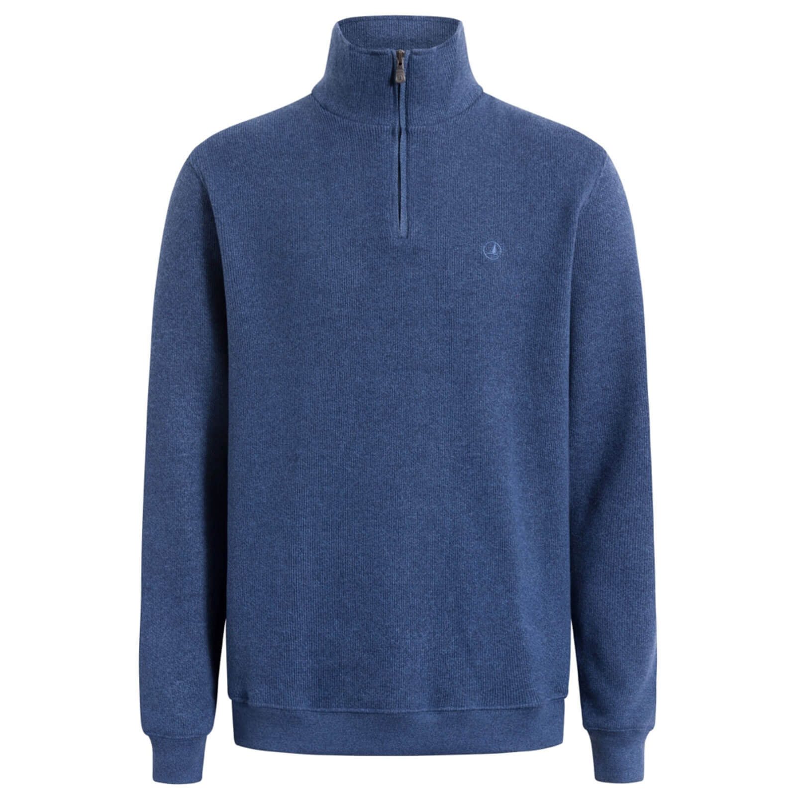 Sea Ranch Troyer Herren Pullover Cromwell Uni - Sweatshirt mit halben Reißv günstig online kaufen