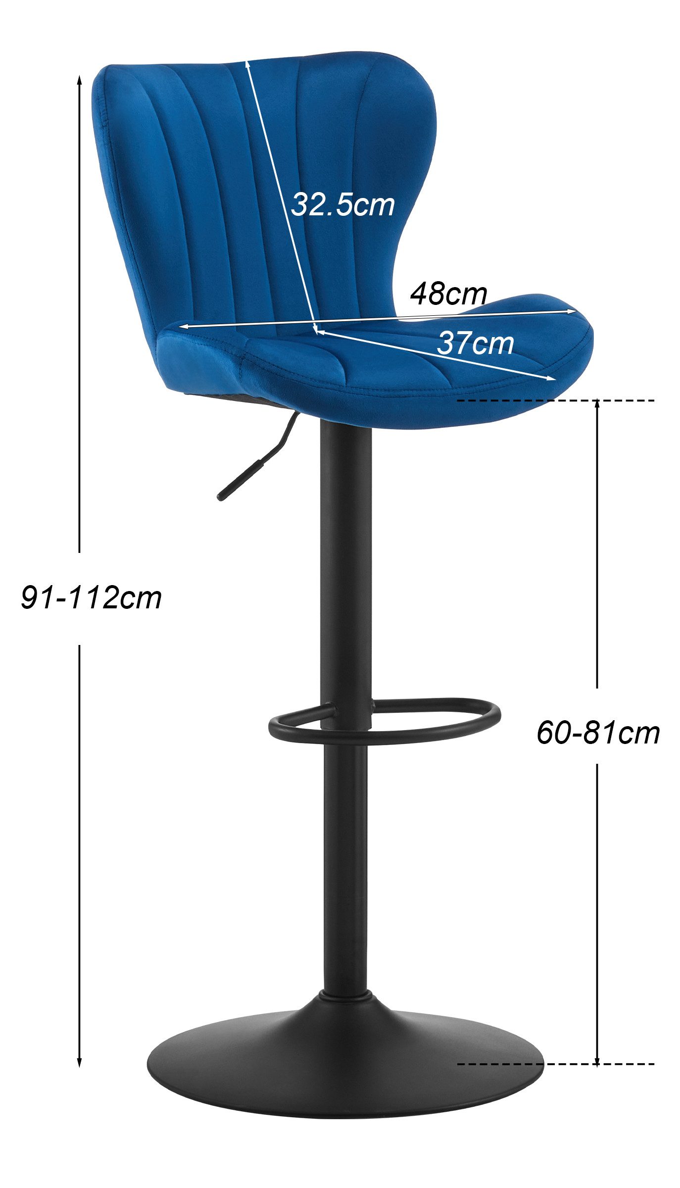 Ofcasa Barhocker Höhenverstellbarer Hocker (2er Set), günstig online kaufen