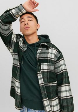 Jack & Jones Langarmhemd JORZAC CHECK OVERSHIRT LS SN