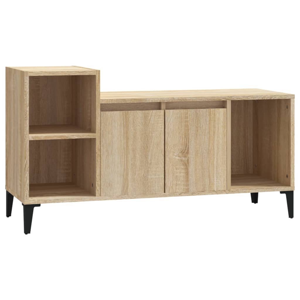 100x35x55 cm Holzwerkstoff Sonoma-Eiche furnicato TV-Schrank