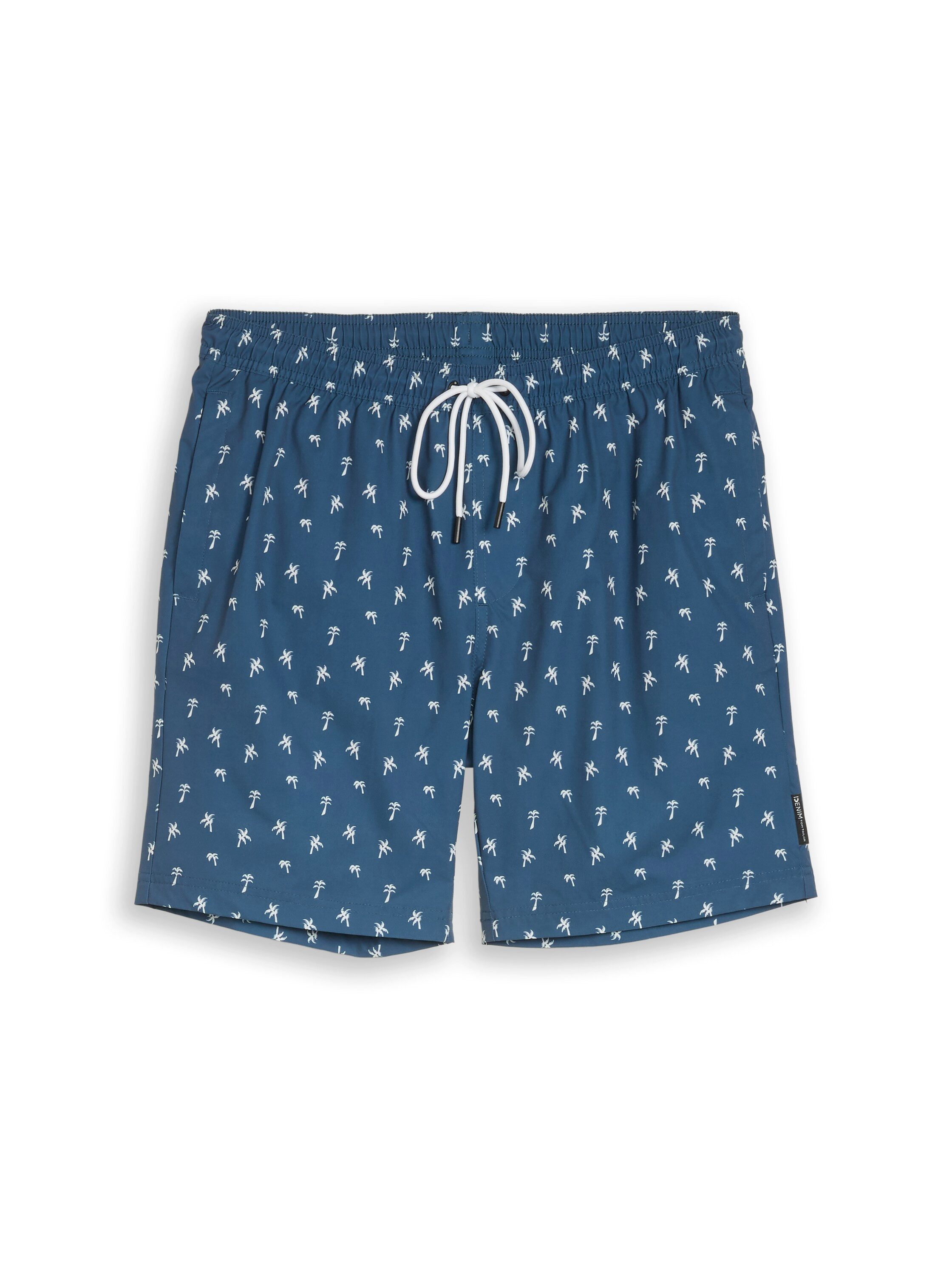 TOM TAILOR Denim Badeshorts Schwimmshorts mit Allover-Print – Bild 5 von 5