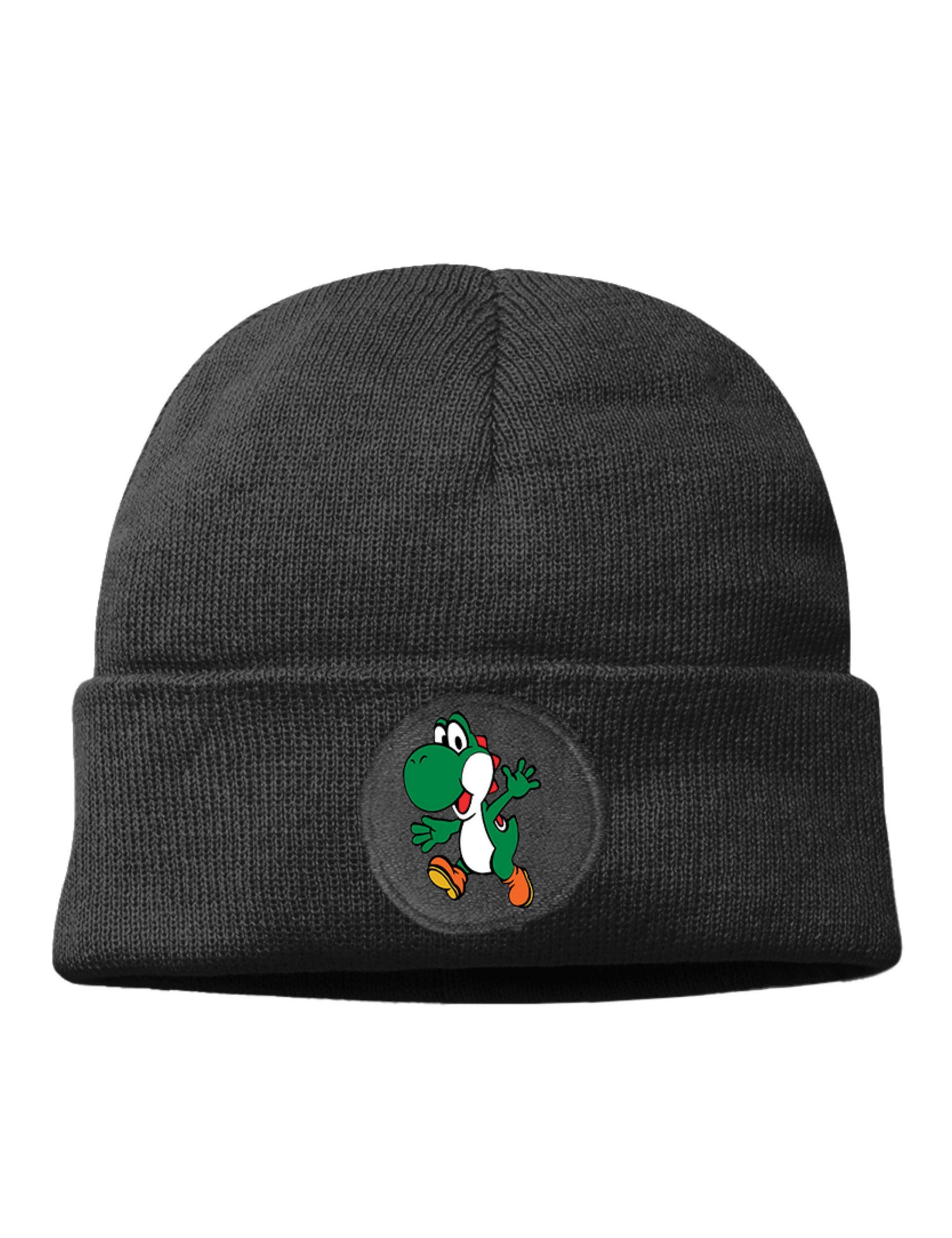 Youth Designz Beanie Yoshi Beanie Mütze Wintermütze Gaming Herren Damen mit modischem Print für Männer & Frauen