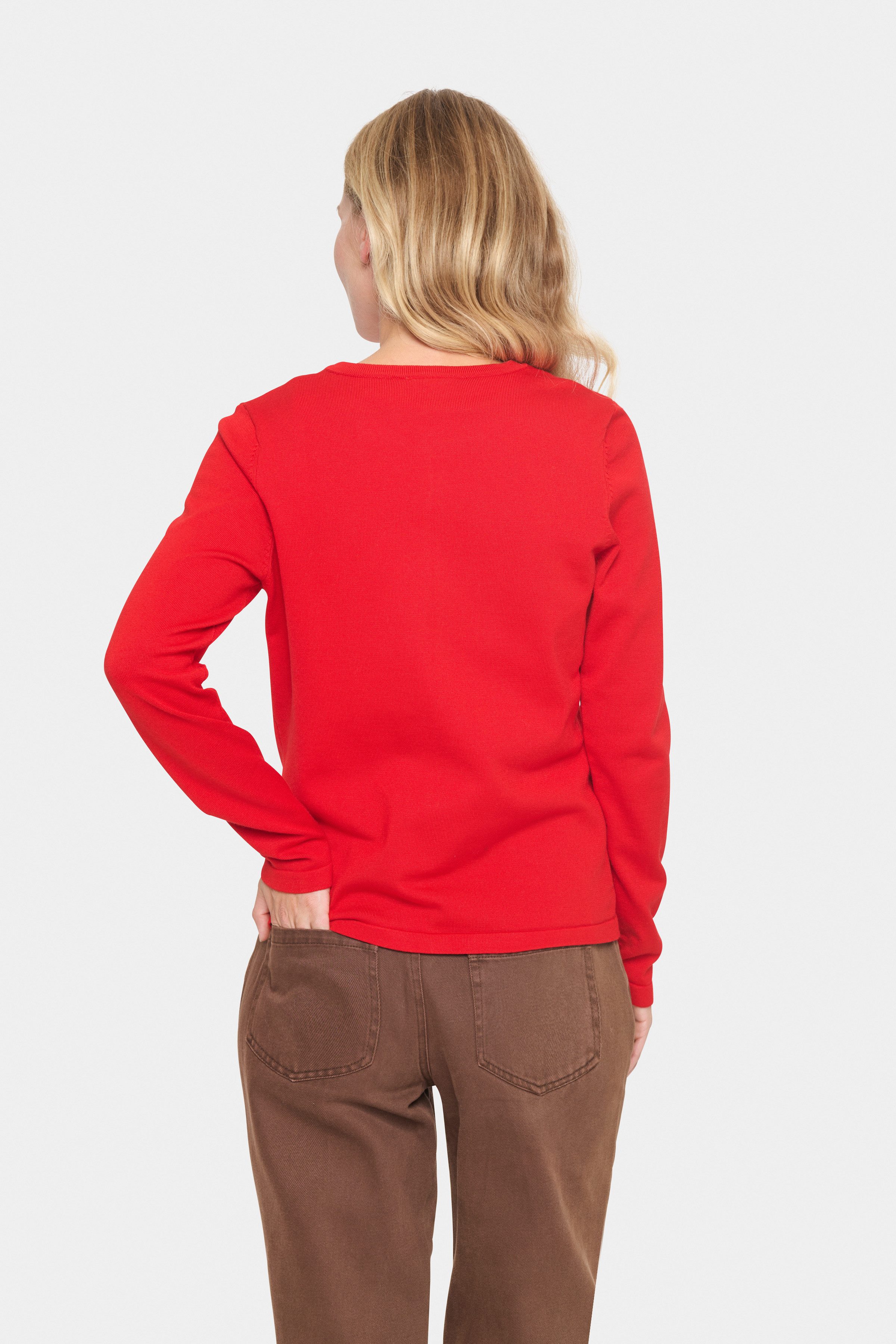 Saint Tropez Strickjacke A8661, MilaSZ R-Neck günstig online kaufen