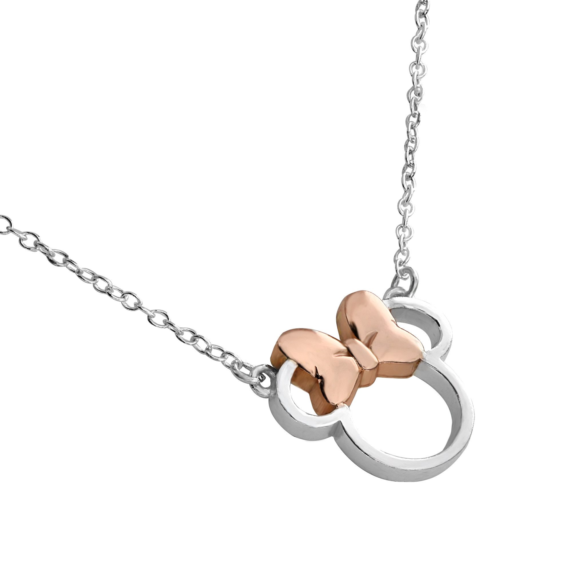 Disney Silberkette Disney ©DISNEY Minnie Mouse Kinderhalskette 925er Silber Schleife, Minnie Mouse
