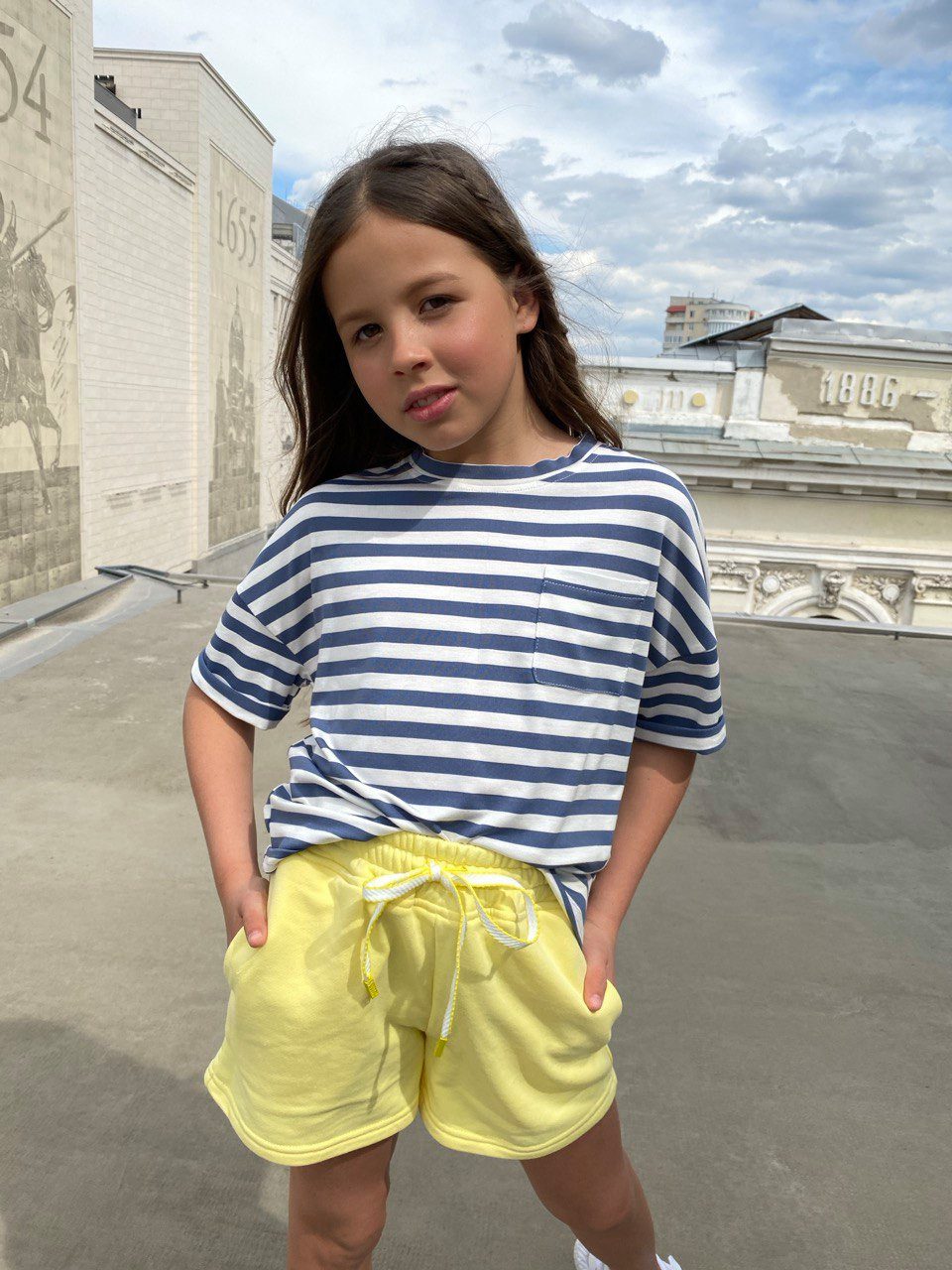 LEMONI T-Shirt Gestreiftes T-Shirt in Relax-Passform günstig online kaufen
