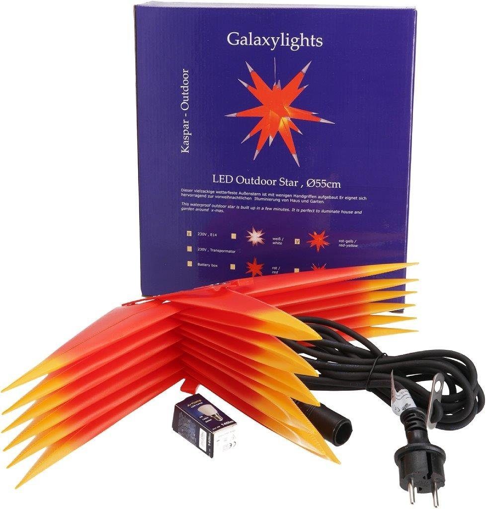 Guru-Shop LED-Stern für außen 3D Außenstern Kaspar, Weihnachtsstern,.., Leu günstig online kaufen