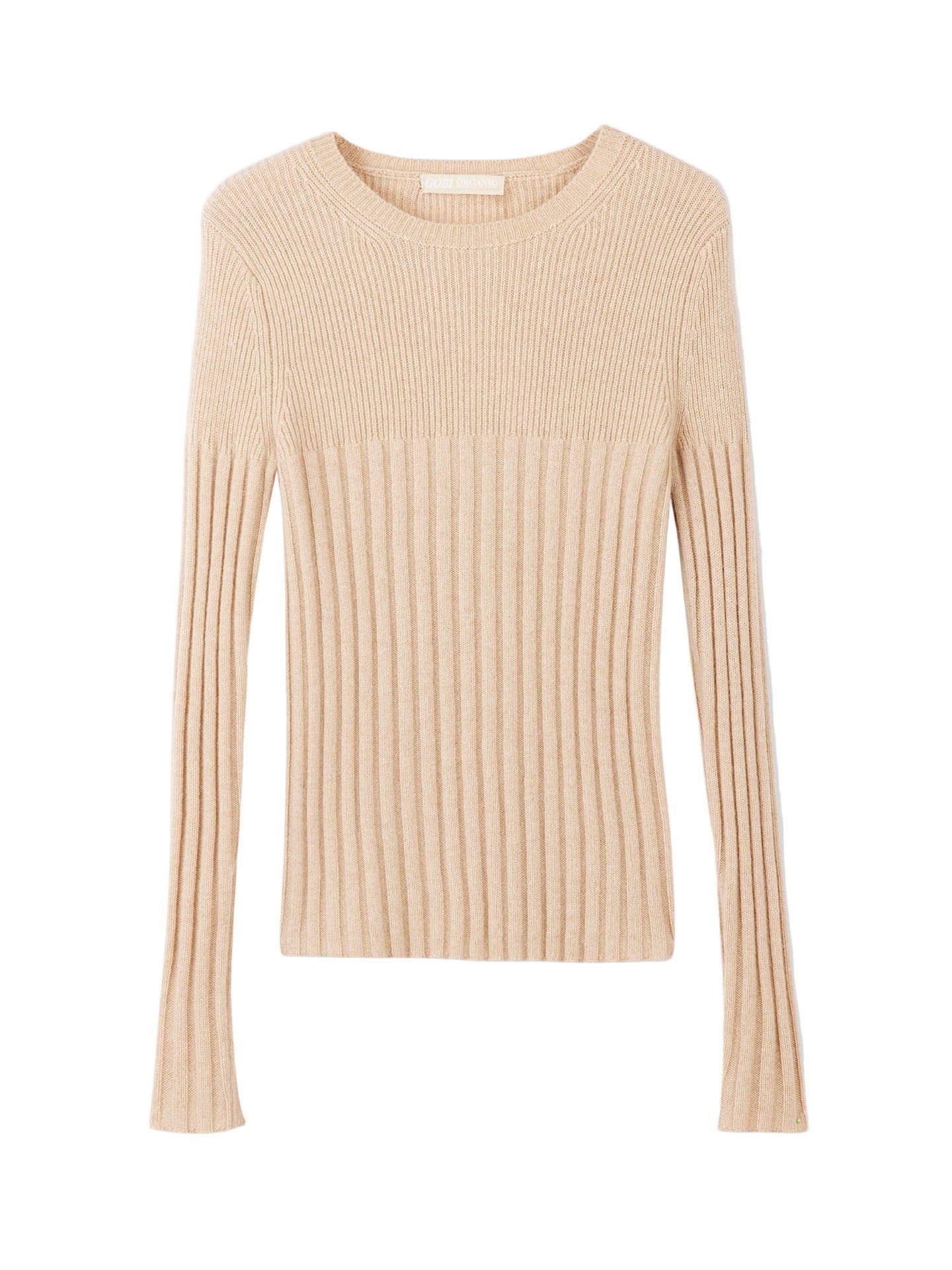 GOBI Cashmere Rundhalspullover Rundhalspullover aus Kaschmir mit Rippenstri günstig online kaufen