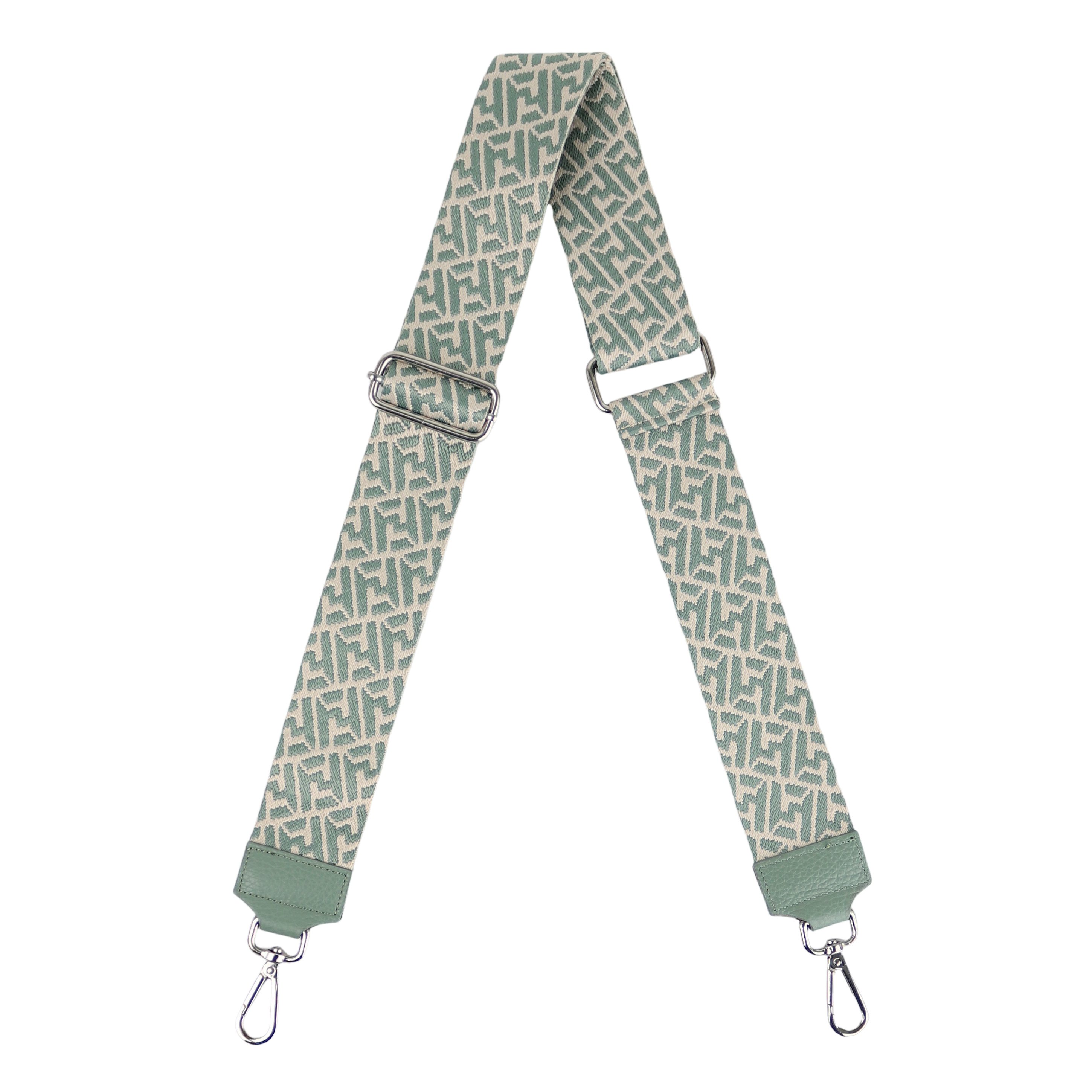 MIRROSI Schulterriemen Made in Italy aus Echtleder Schultergurt für Tasche zum Wechseln (Netzmuster, 1x Taschengurt) 5cm Breit Bohemian Style