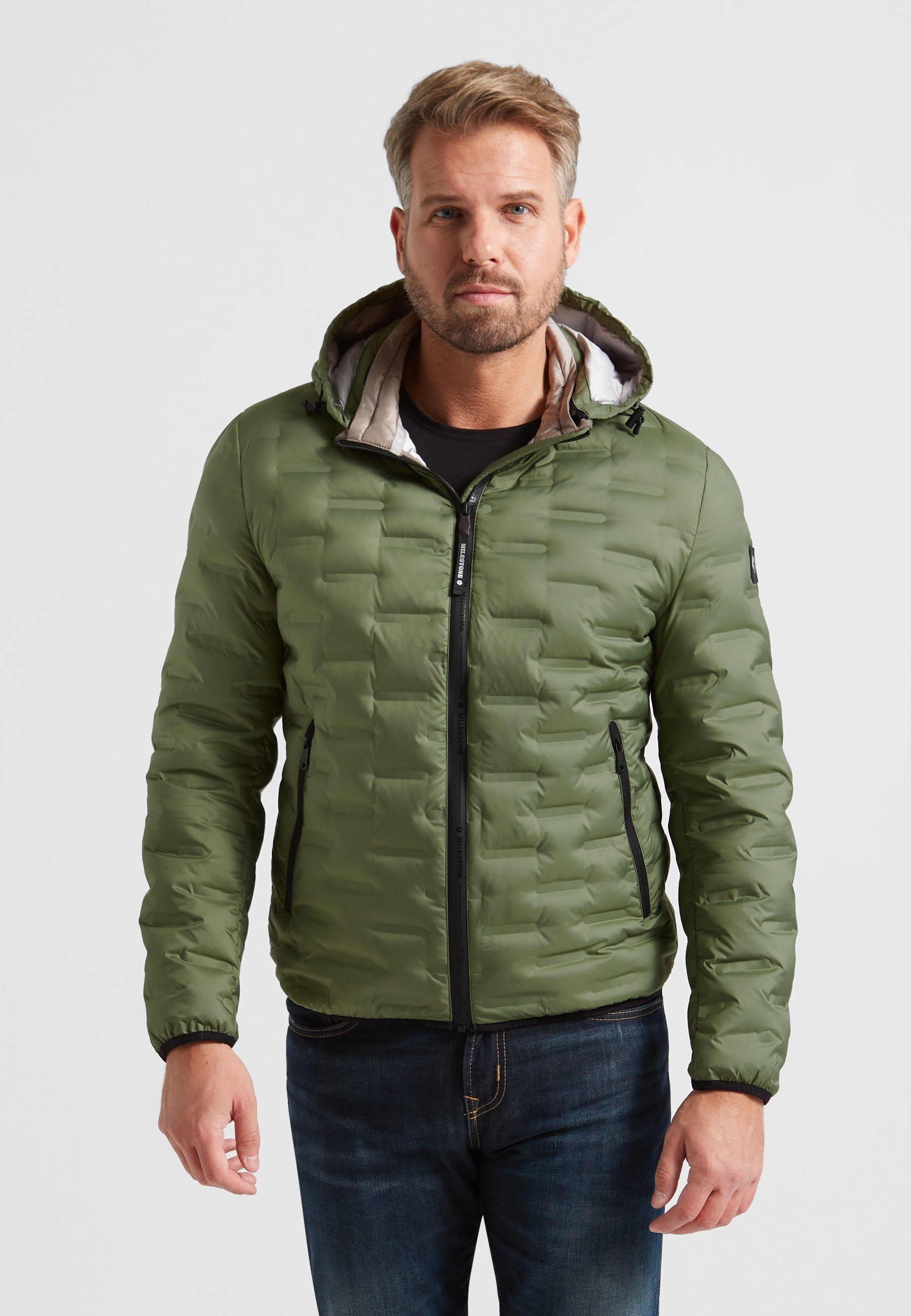 Milestone Steppjacke MSAmigo Herren Übergangsjacke Jacke gesteppt normale Passform