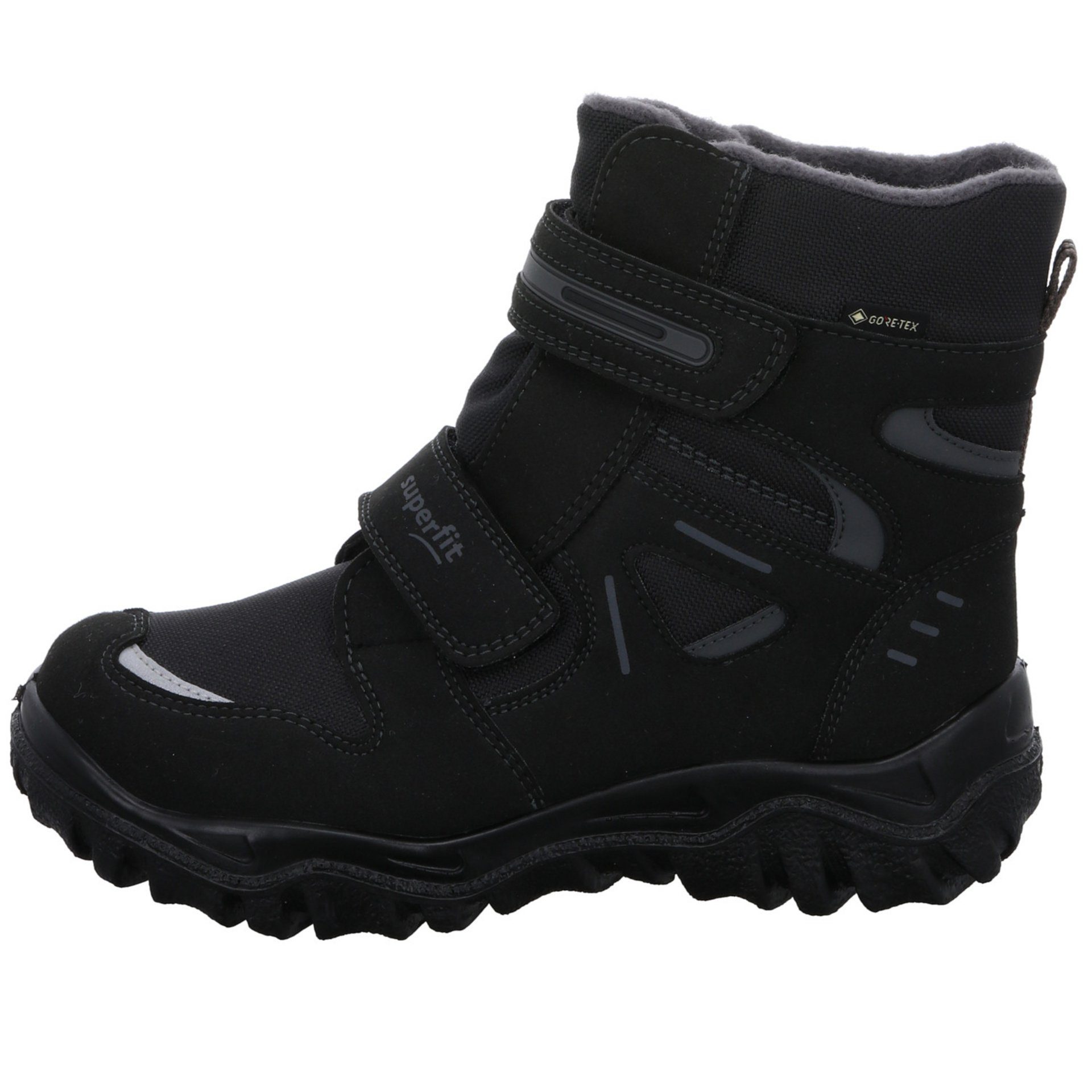 Stiefel Schuhe Husky grau Gore-Tex Synthetikkombination schwarz 2 Stiefel Jungen Boots Superfit