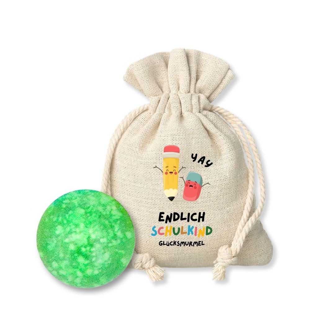 suebidou Dekoobjekt Mut, Glück, Wunsch Murmel Glow in the Dark Geschenk, nachhaltig, kreativ, Glow in the Dark