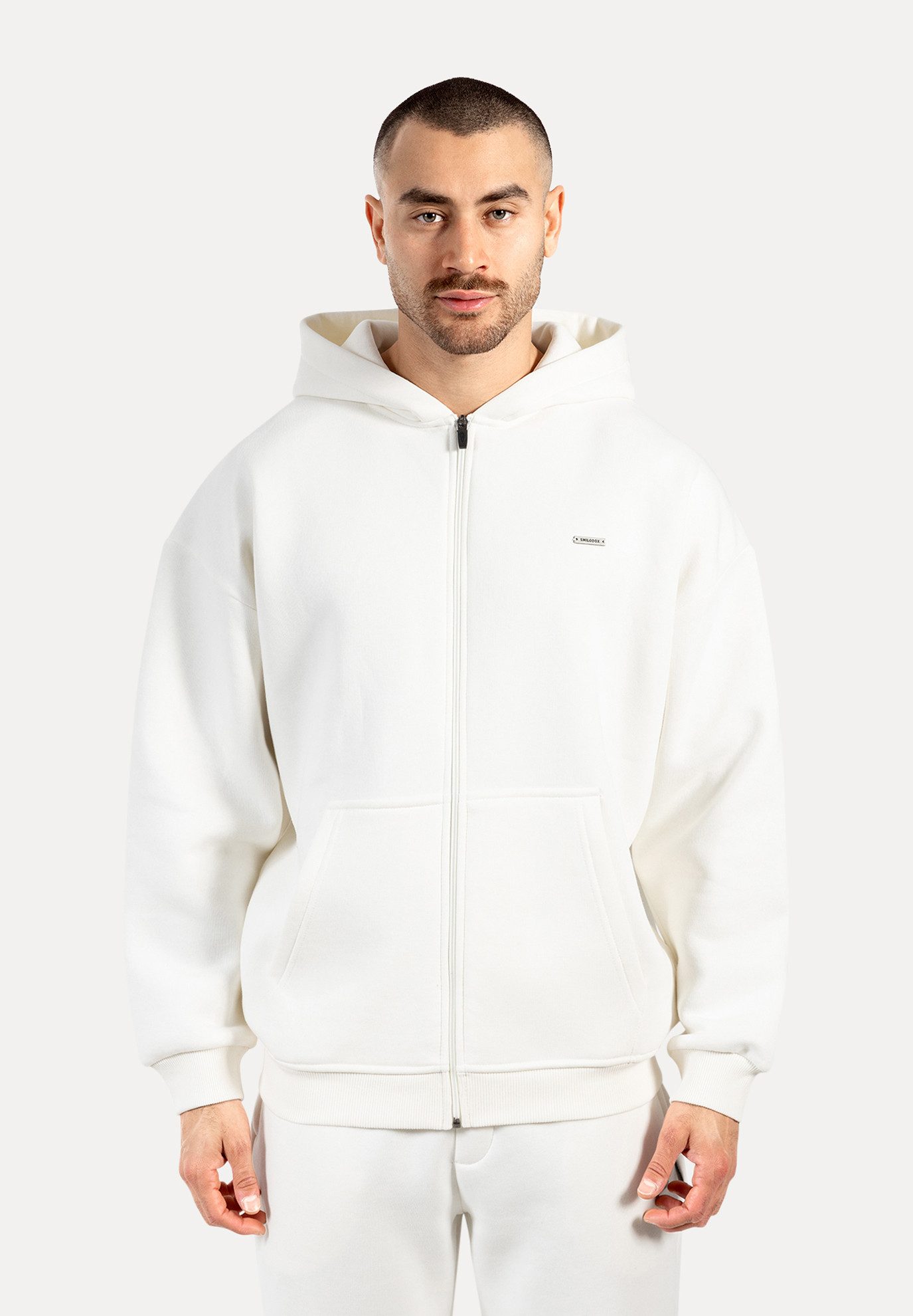 Smilodox Kapuzenstrickjacke Cedrik, Oversize Zip Hoodie, Kapuzenpullover mi günstig online kaufen