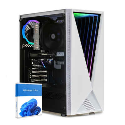 dcl24.de RGB Gaming-PC (Intel Core i9 11900KF, RTX 4060, 32 GB RAM, 1000 GB SSD, Luftkühlung, WLAN, Windows 11 Pro)