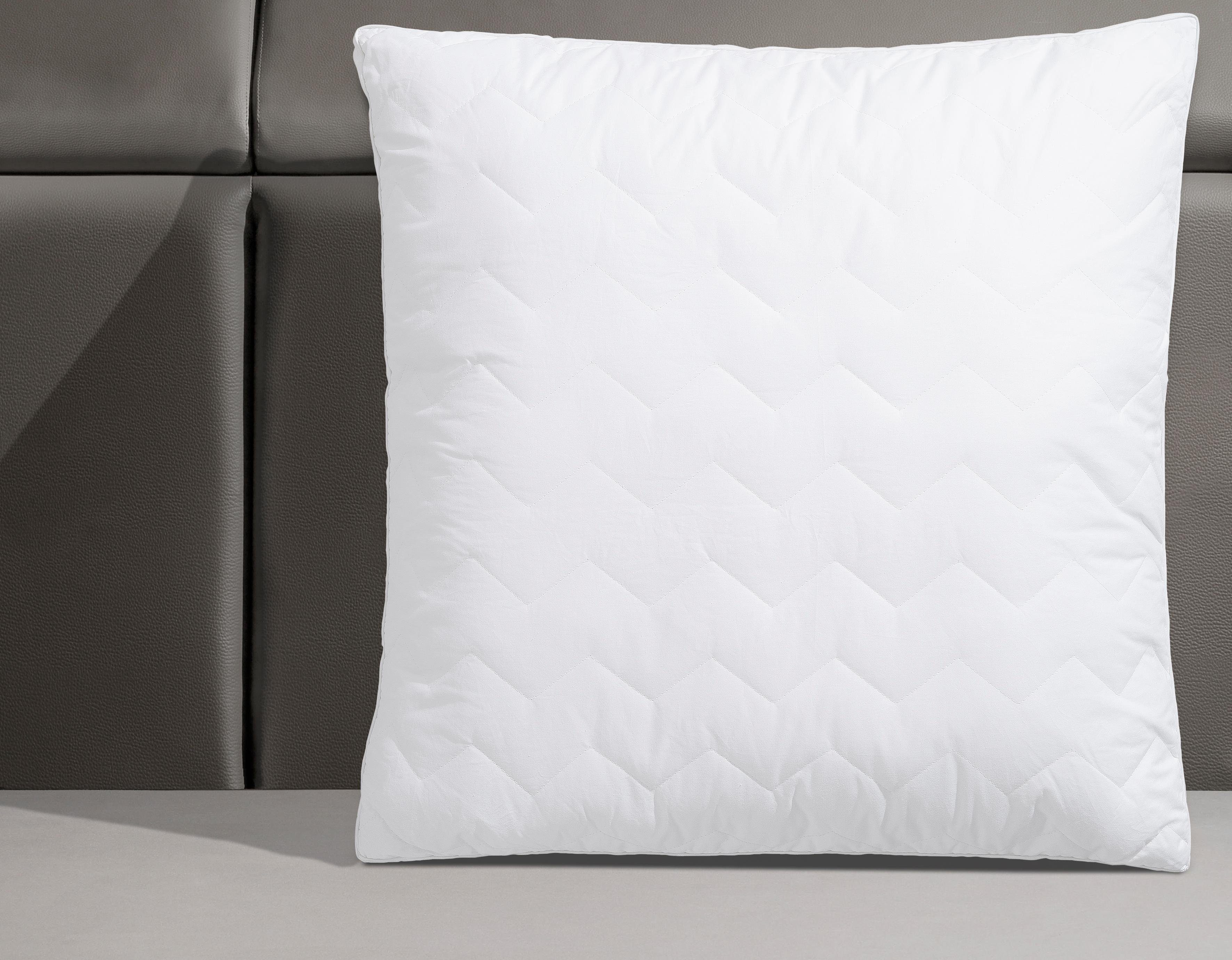 DELAVITA Kunstfaserkopfkissen Onyx II, Füllung: 3D Polar Soft, Bezug: Baumwolle, atmungsaktiv und sorg für einen erholsamen Schlaf