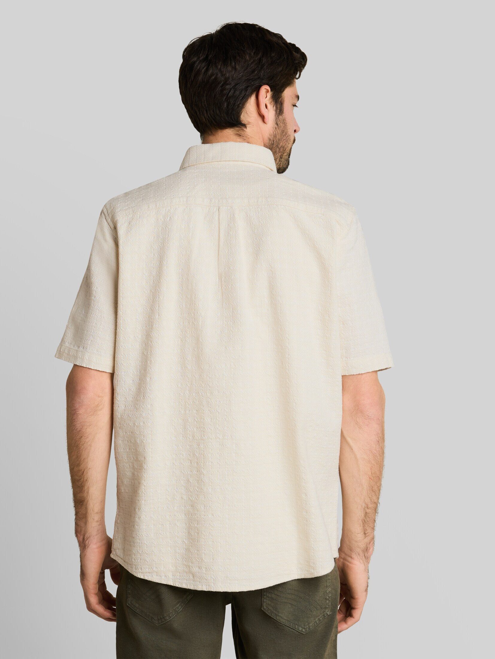 TOM TAILOR Kurzarmhemd Blusen & Shirts Comfort Fit Kurzarmhemd aus Baumwolle