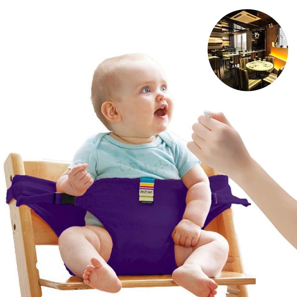 Hochstuhl,für Hochstuhl-Gurt Violett Baby Tragbarer für Stuhl-Sitzgurt Jormftte Sicherheitsgurt