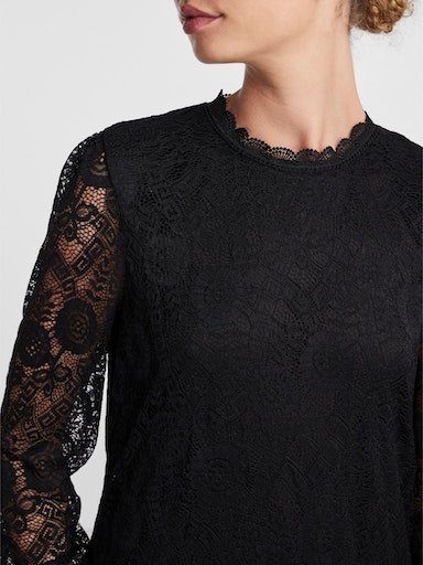pieces Spitzenkleid PCOLLINE LS LACE DRESS günstig online kaufen