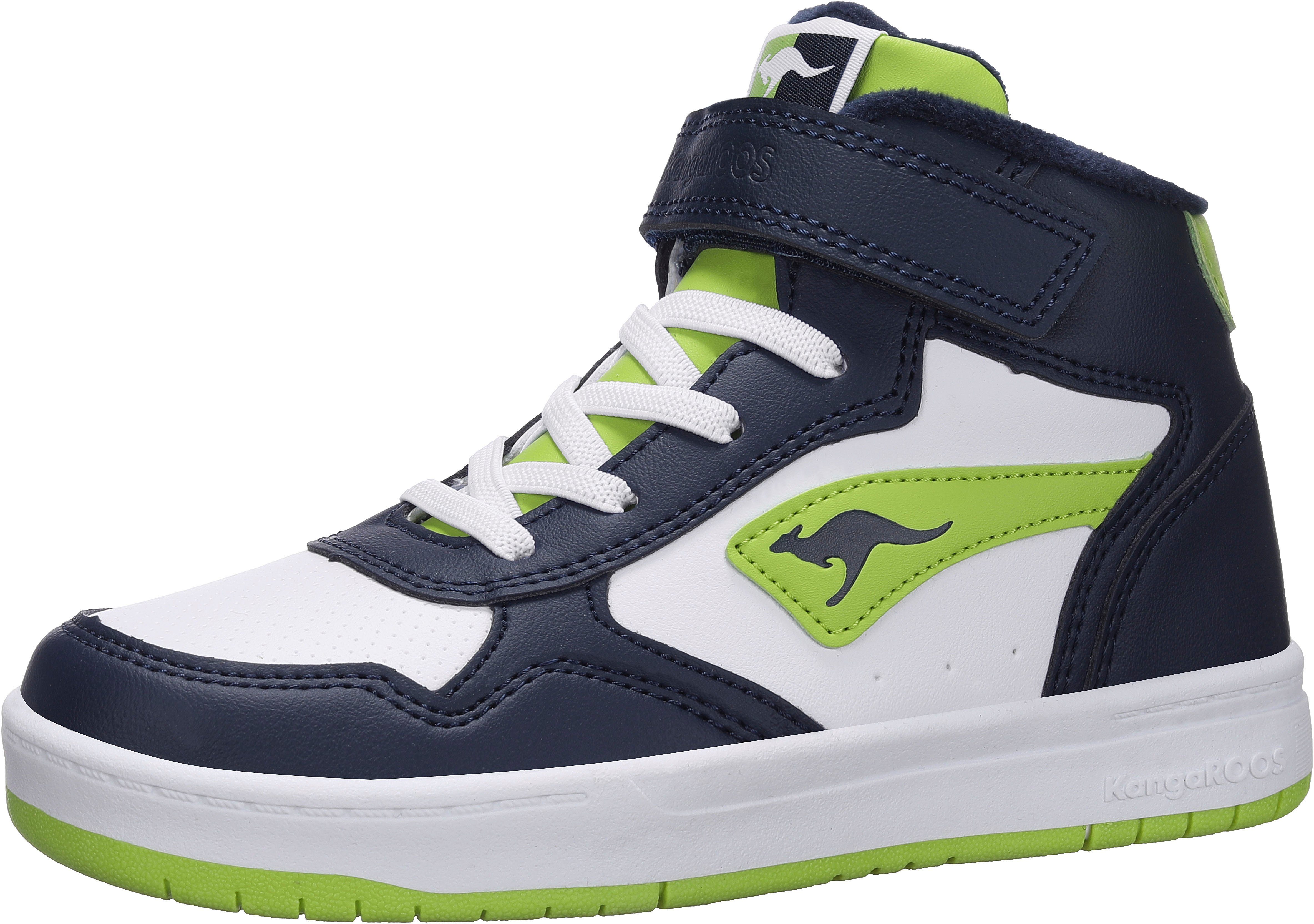 KangaROOS K-CP Jumbo EV Sneaker Warmfutter navy-lime