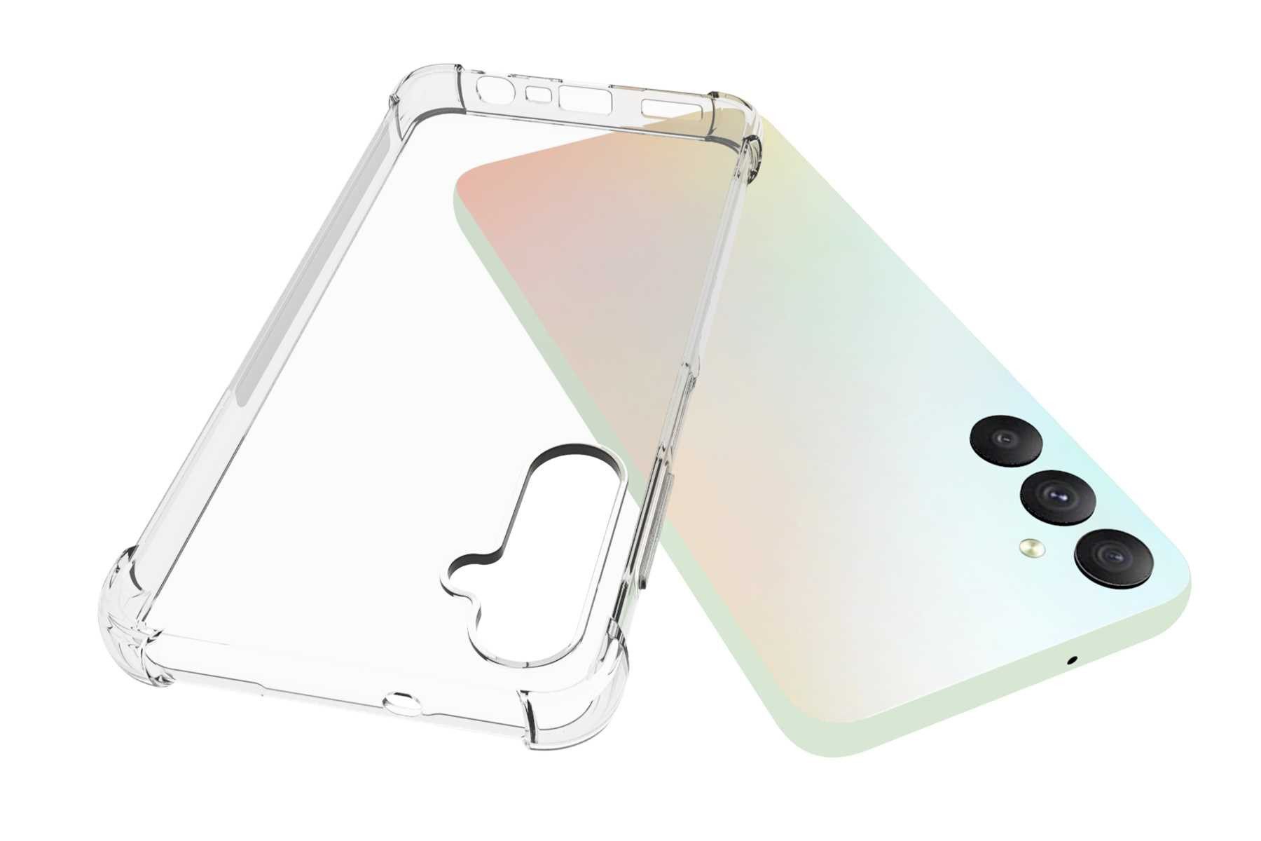 mtb more energy Smartphone-Hülle Clear Armor Case für Samsung Galaxy A05s (SM-A057), Transparente TPU Schutzhülle Case Backcover mit Anti-Shock Verstärkung – Bild 4 von 5